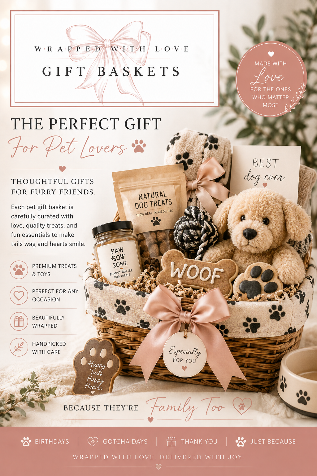 Wrapped With Love Pet Baskets