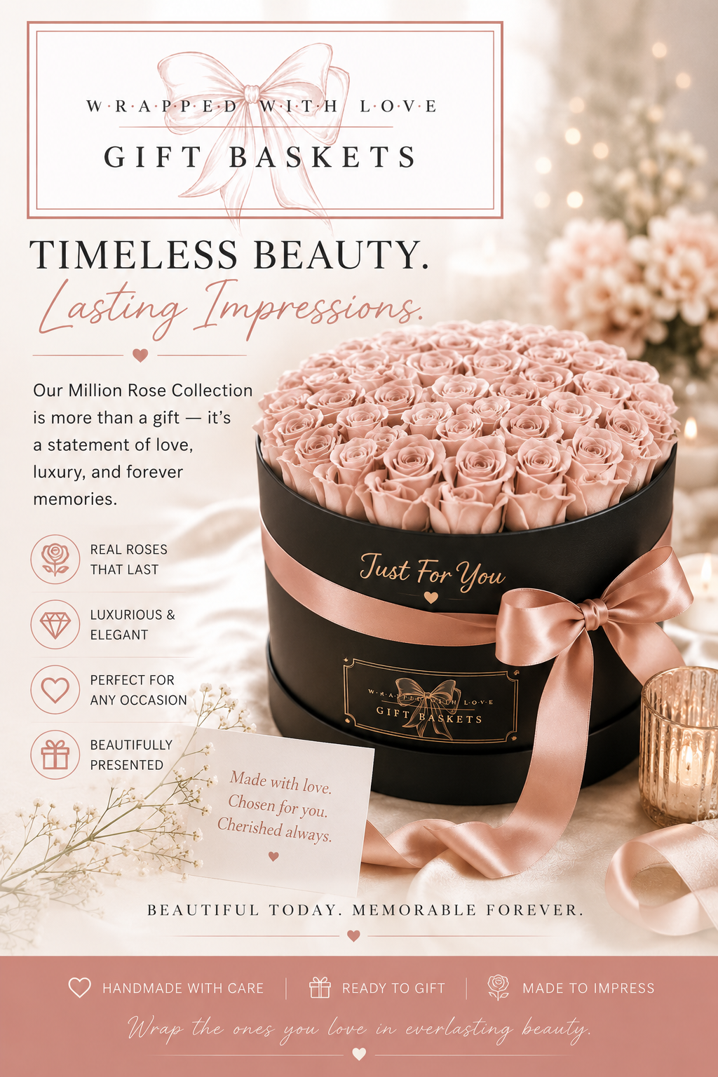 Wrapped With Love Roses