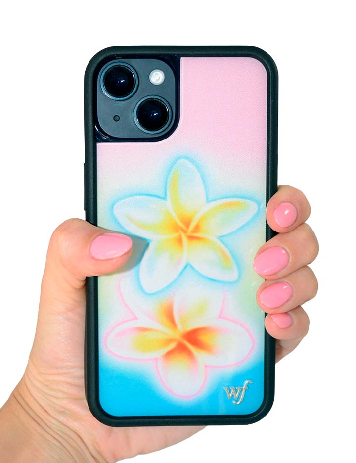 Pastel Plumeria iPhone Case