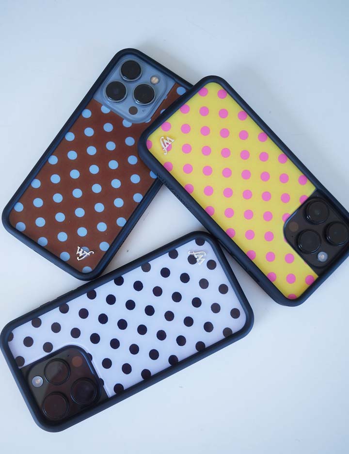 Polka Dot | Yellow and Pink iPhone Case