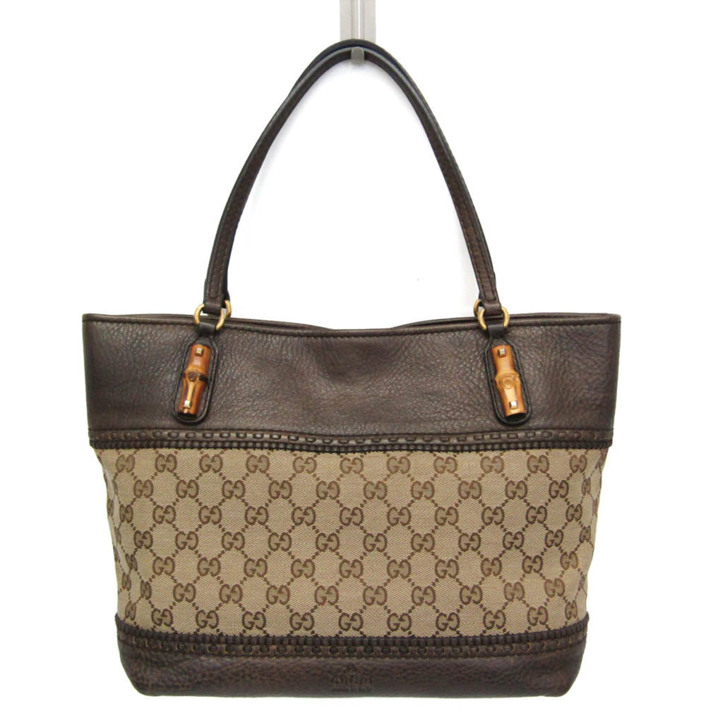 Gucci Bamboo · GG Canvas Tote