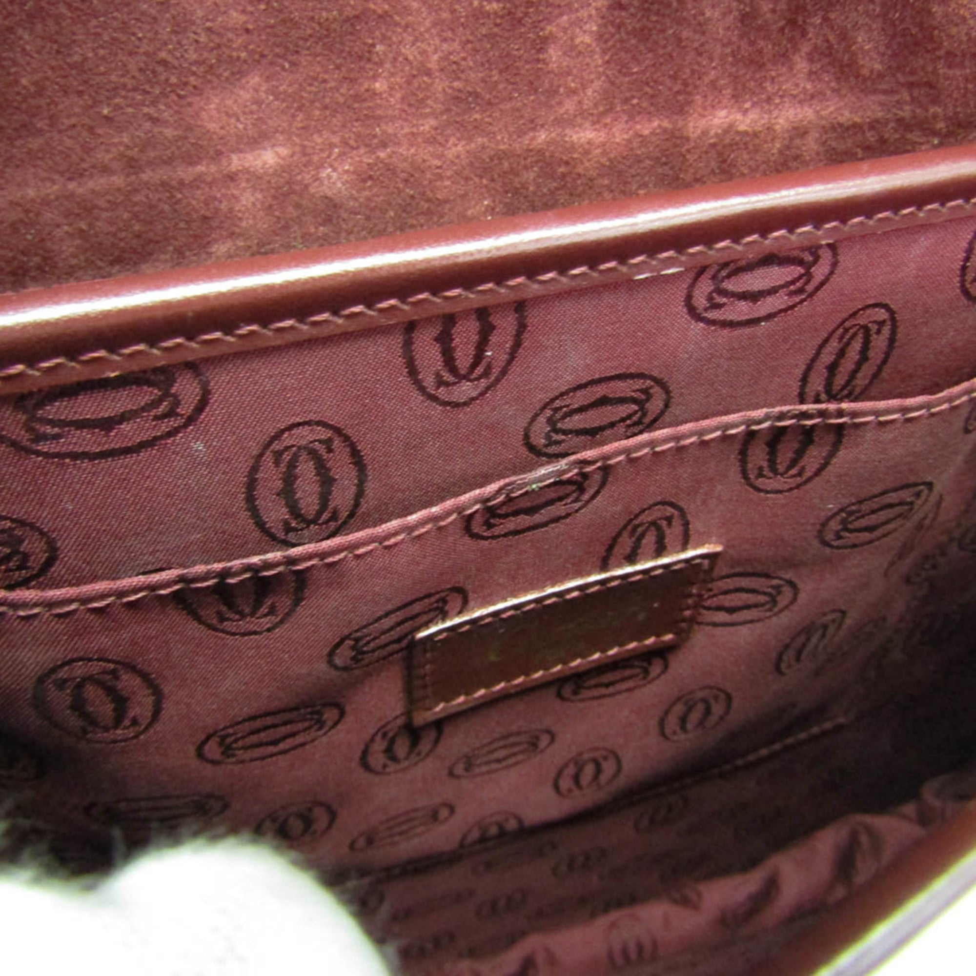Cartier Must · Suede Flap Shoulder