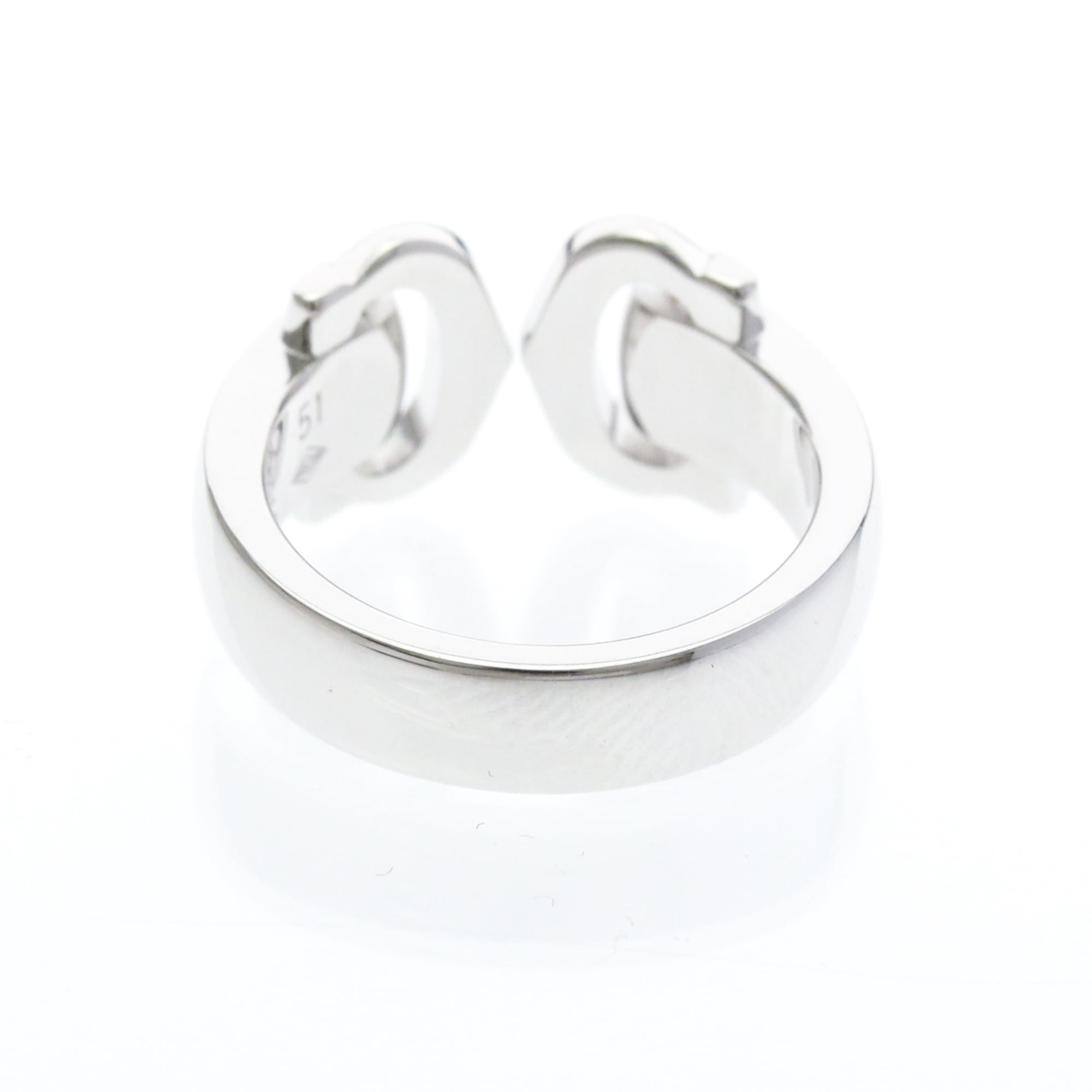 Cartier 2C Boucle Diamond · 18K White Gold