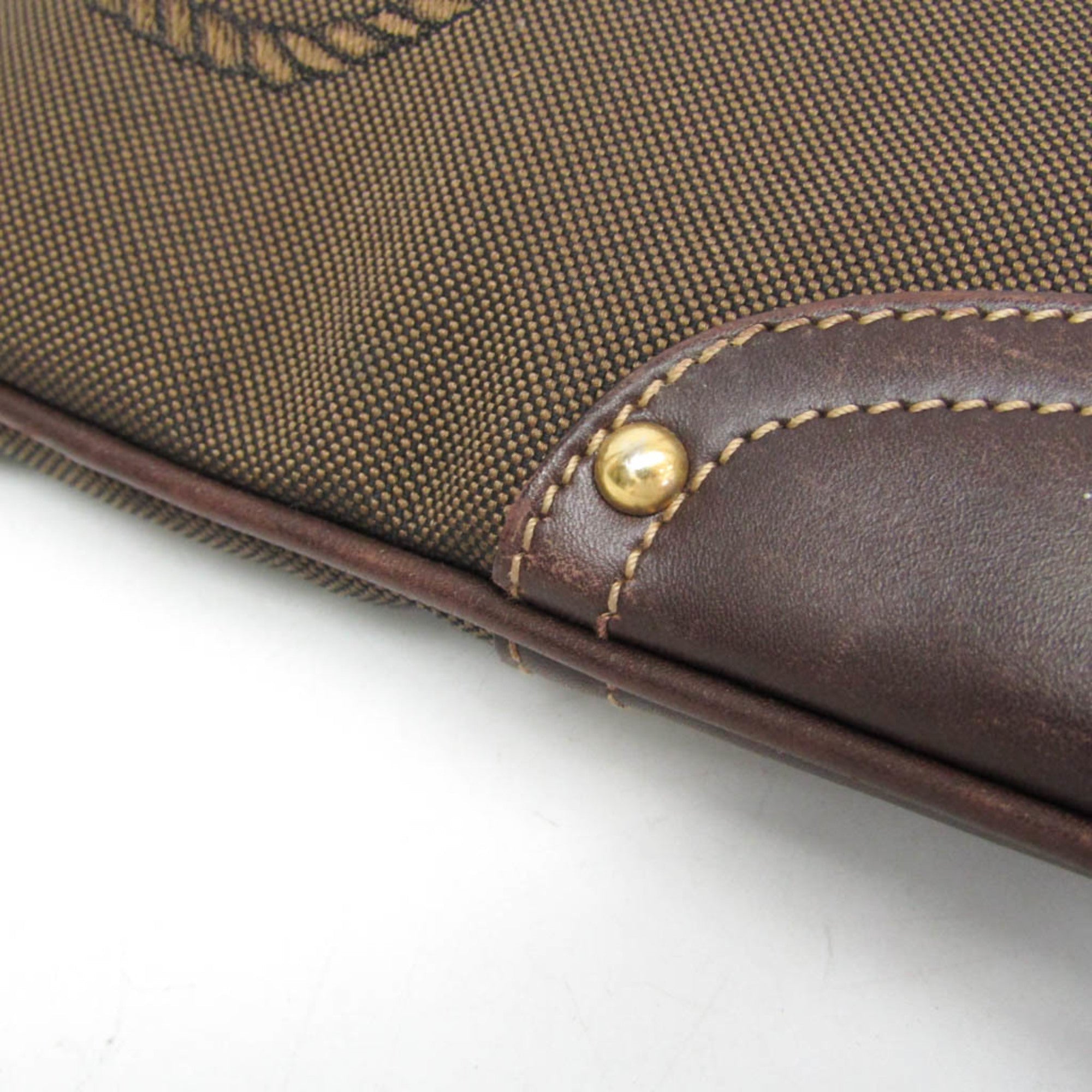 Prada Logo Jacquard · Canvas & Leather