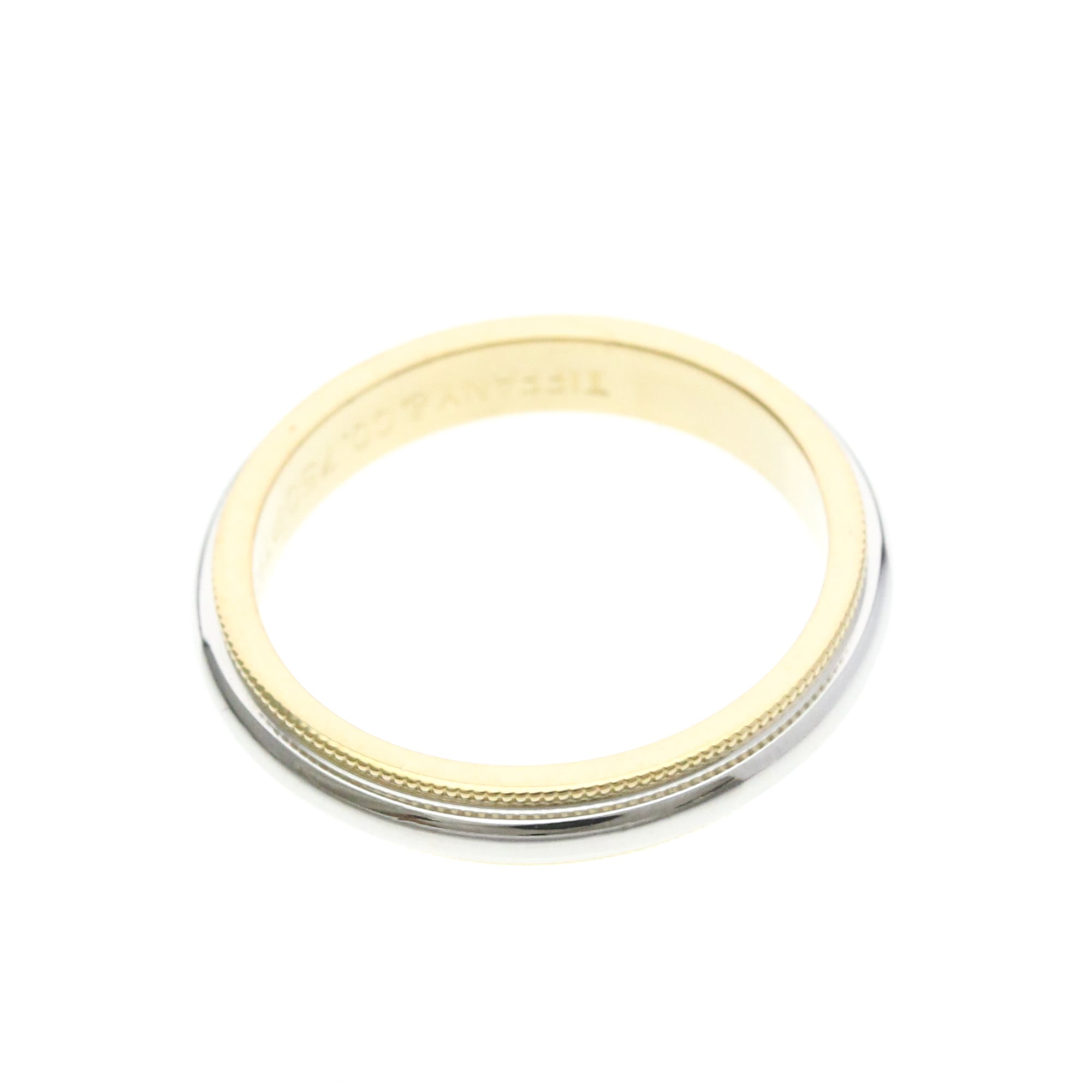 Tiffany Milgrain · Platinum & 18K Gold
