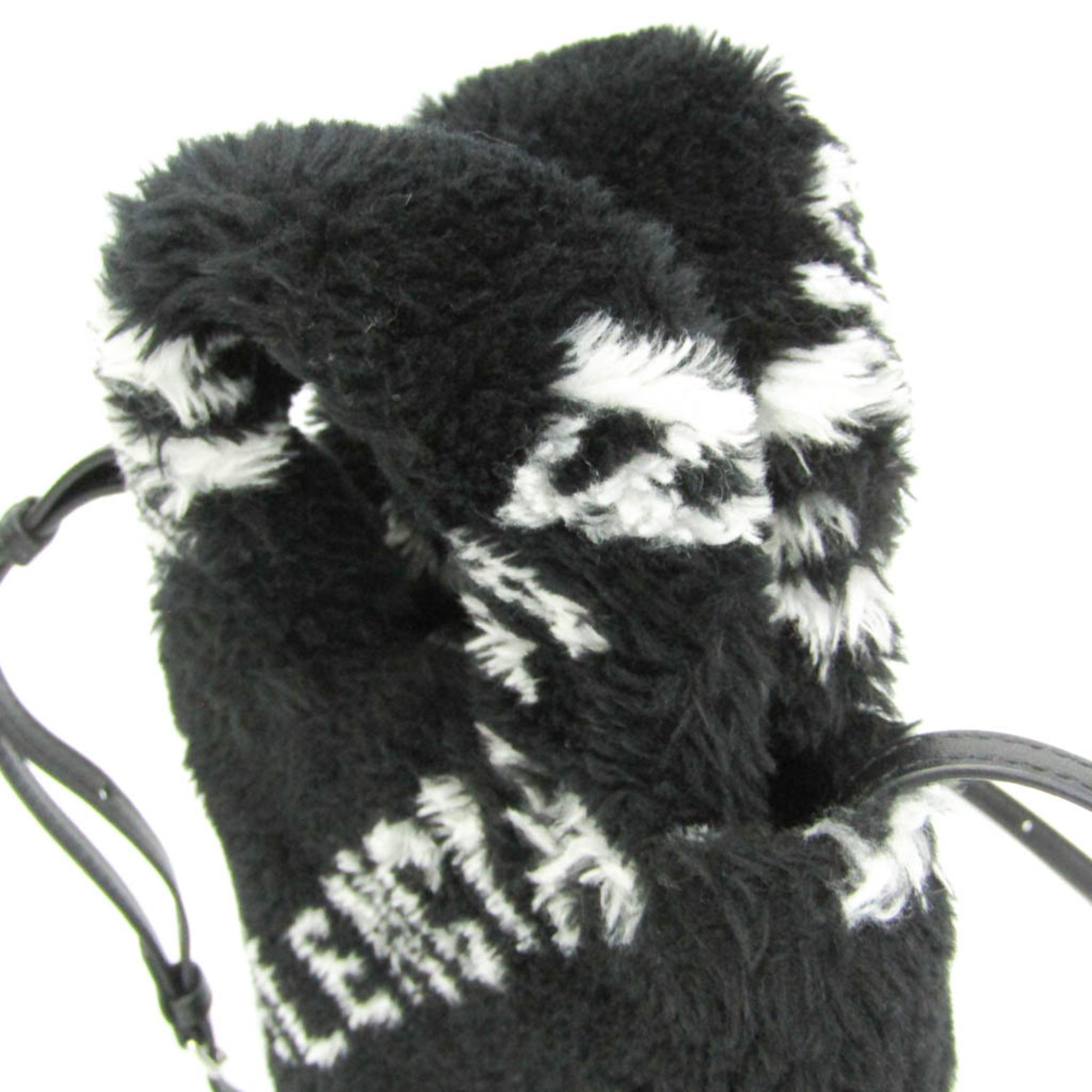 Balenciaga Everyday Phone Holder · Faux Fur