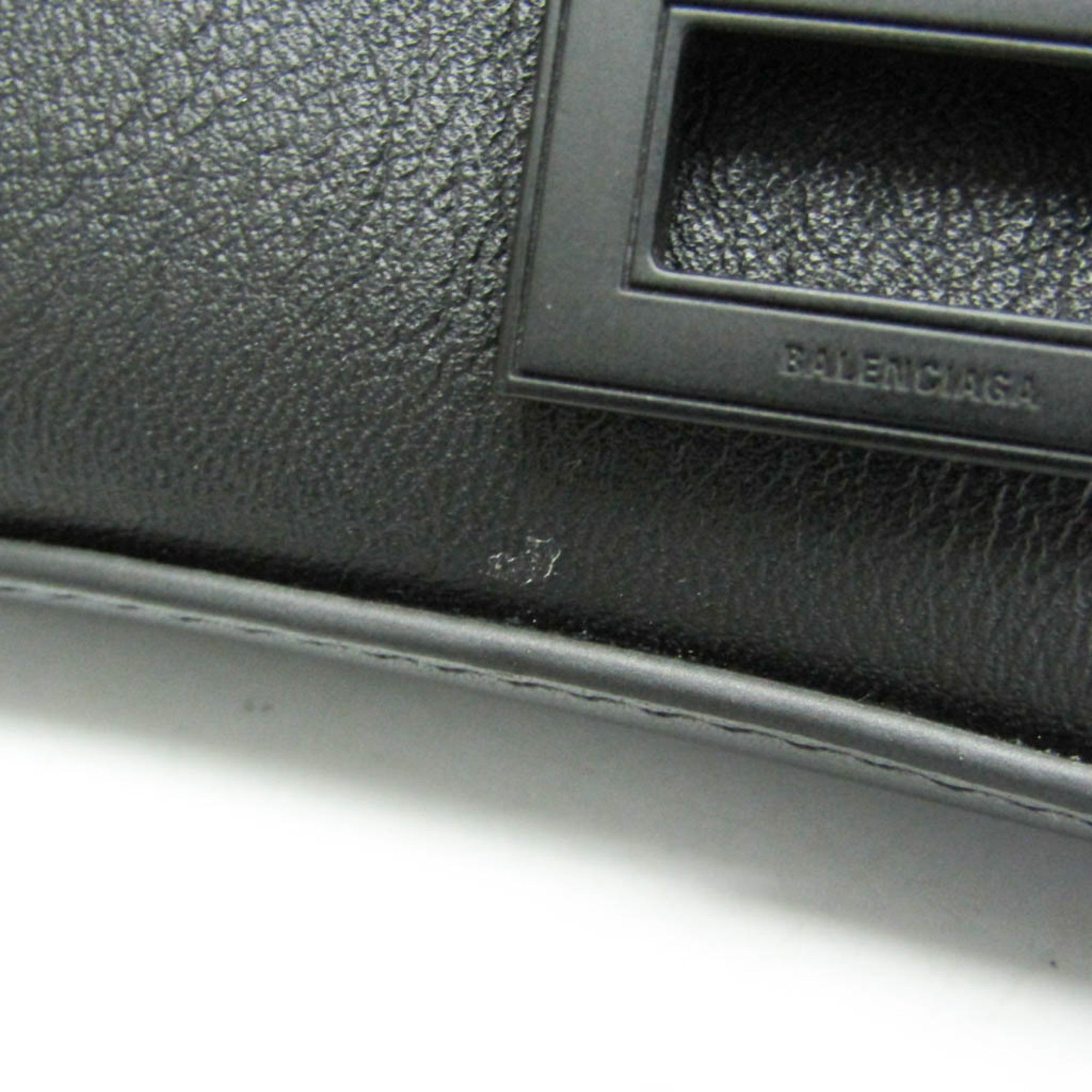 Balenciaga Downtown · Leather Shoulder Bag