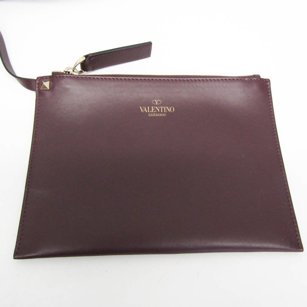Valentino Garavani V Logo · Leather Canvas Tote