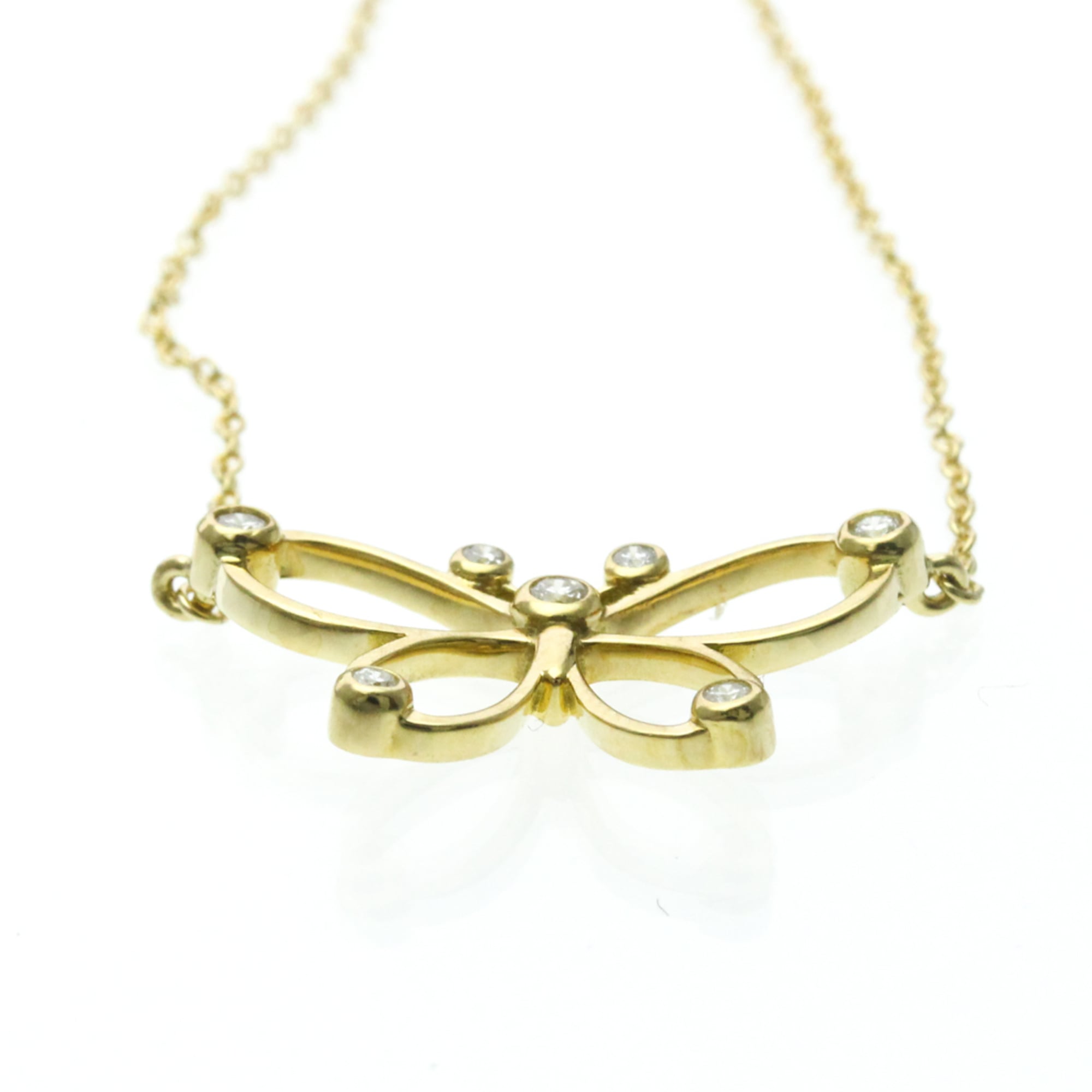 Tiffany Butterfly · Diamond · 18K Yellow Gold