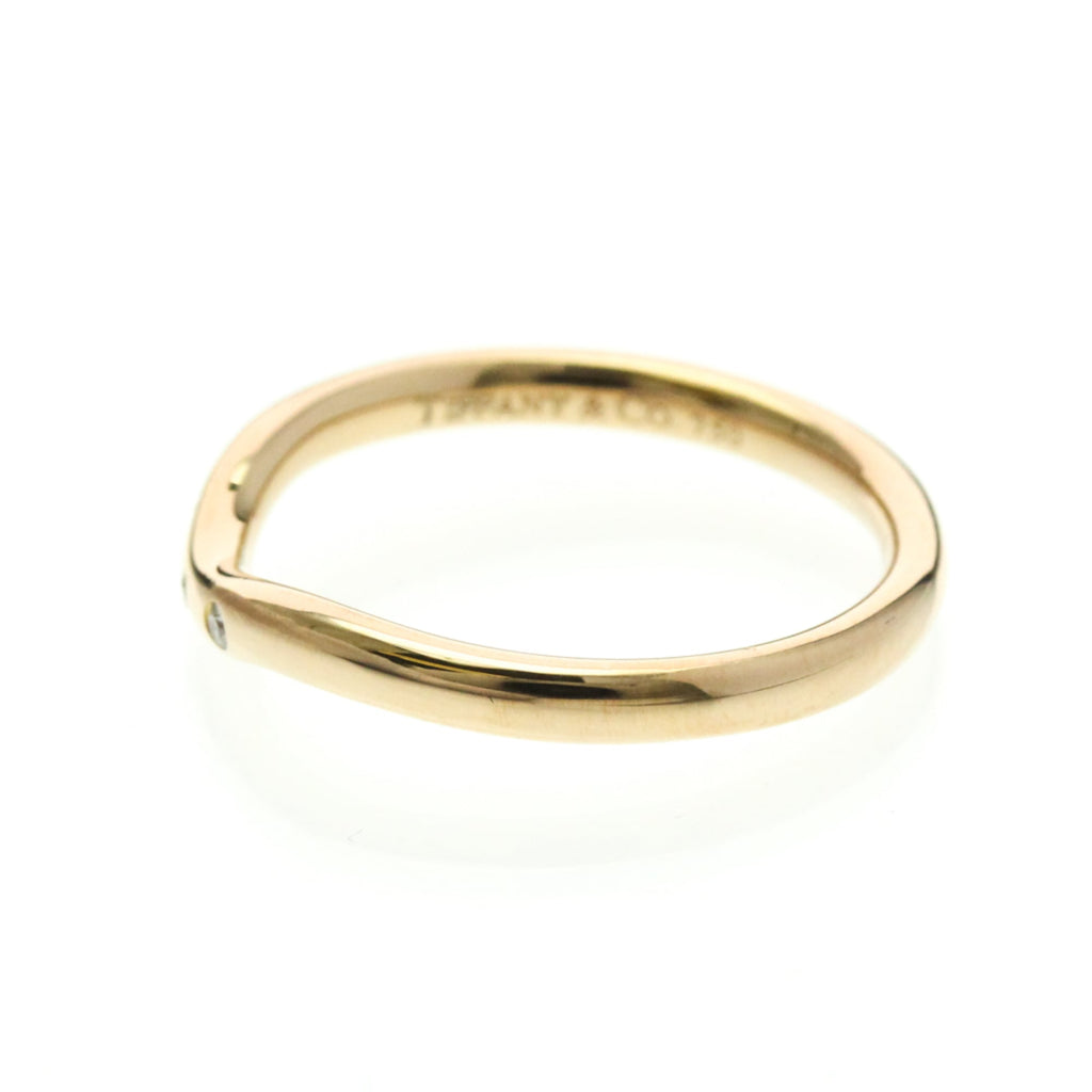 Tiffany Curved Band · Rose Gold · Diamond