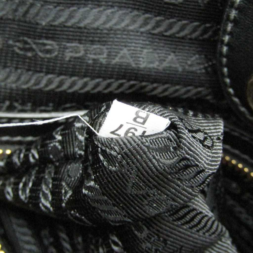 Prada Logo Jacquard · Leather