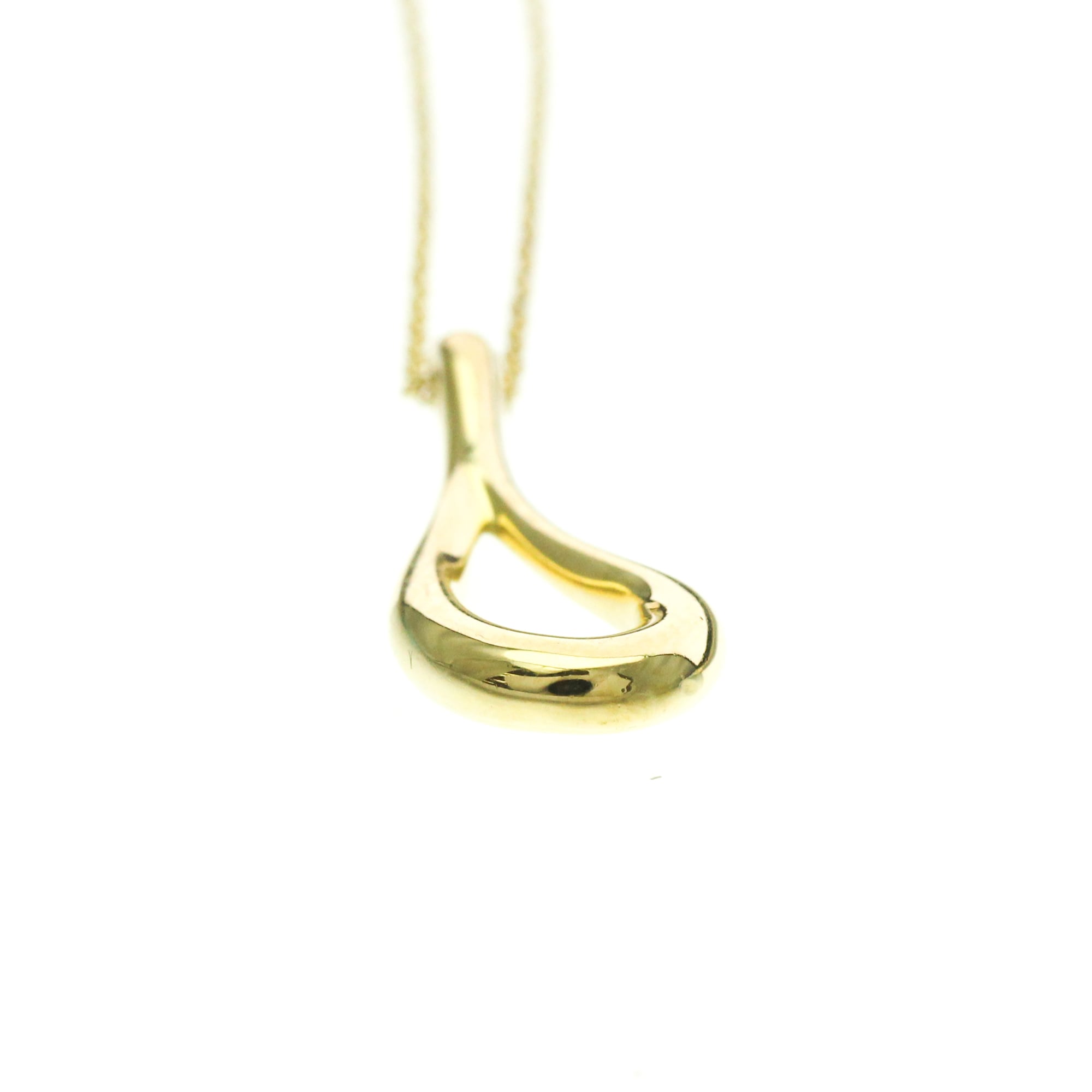 Tiffany Open Teardrop · 18K Yellow Gold