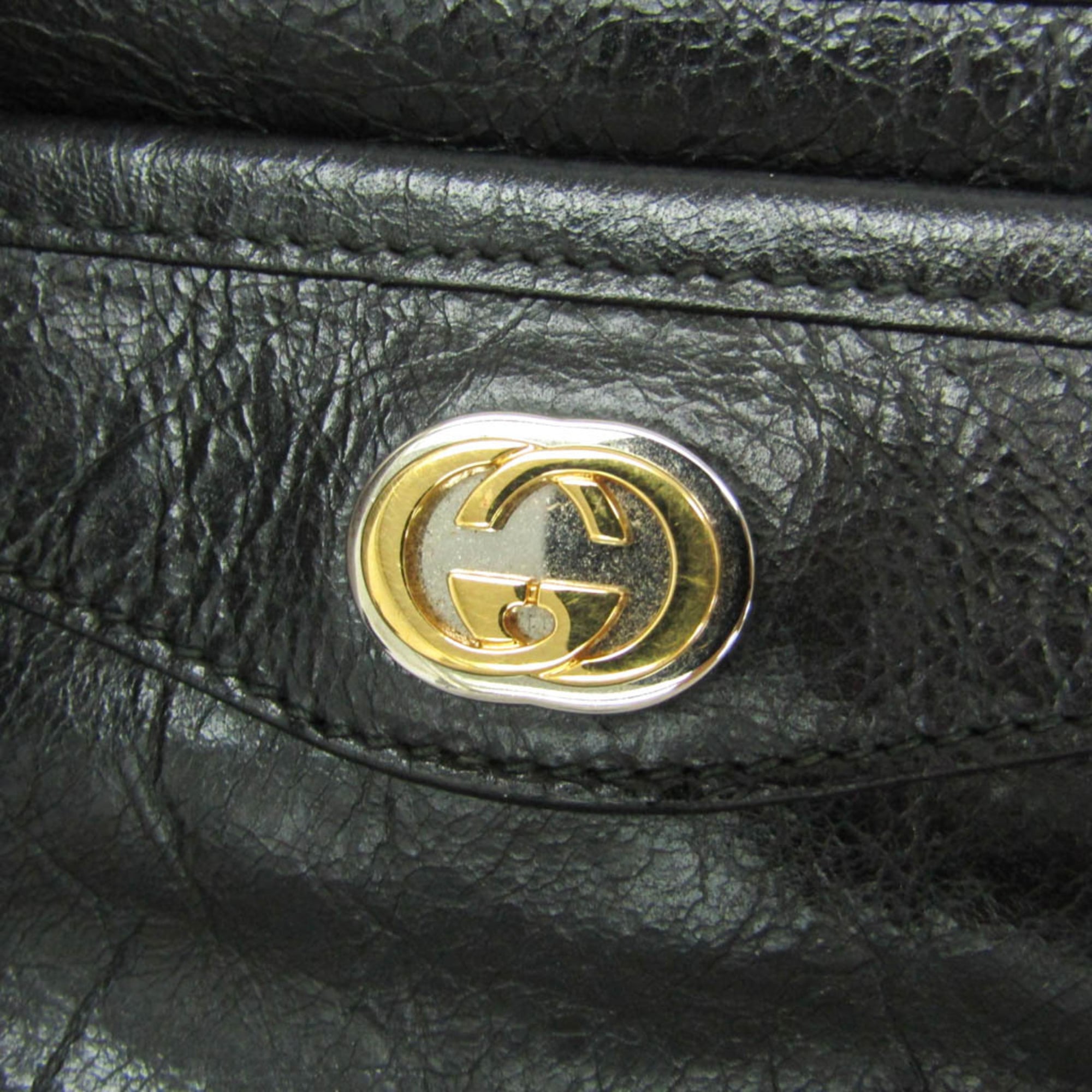 Gucci Interlocking · Leather Clutch