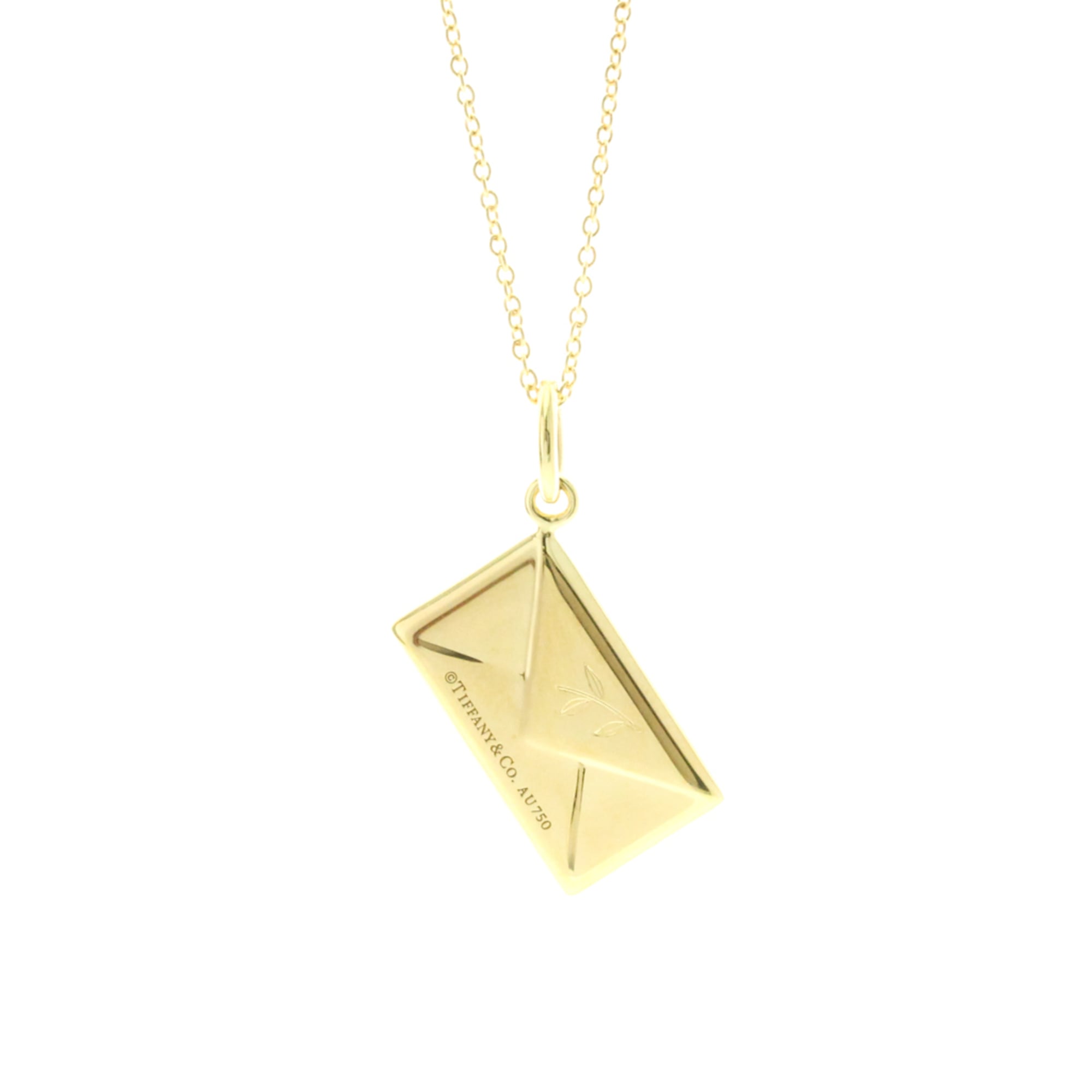 Tiffany Letter Envelope · Diamond · 18K Gold