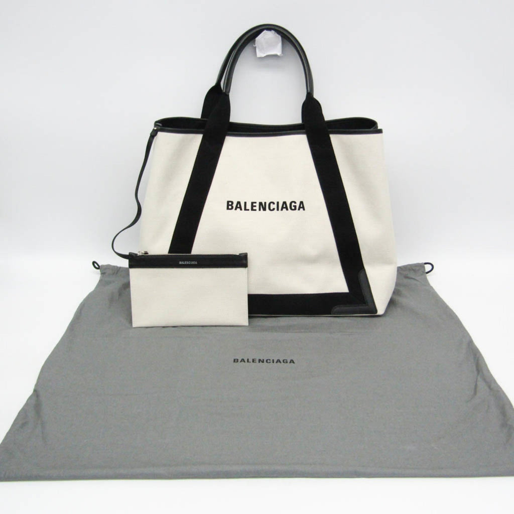 Balenciaga Navy Cabas M · Canvas
