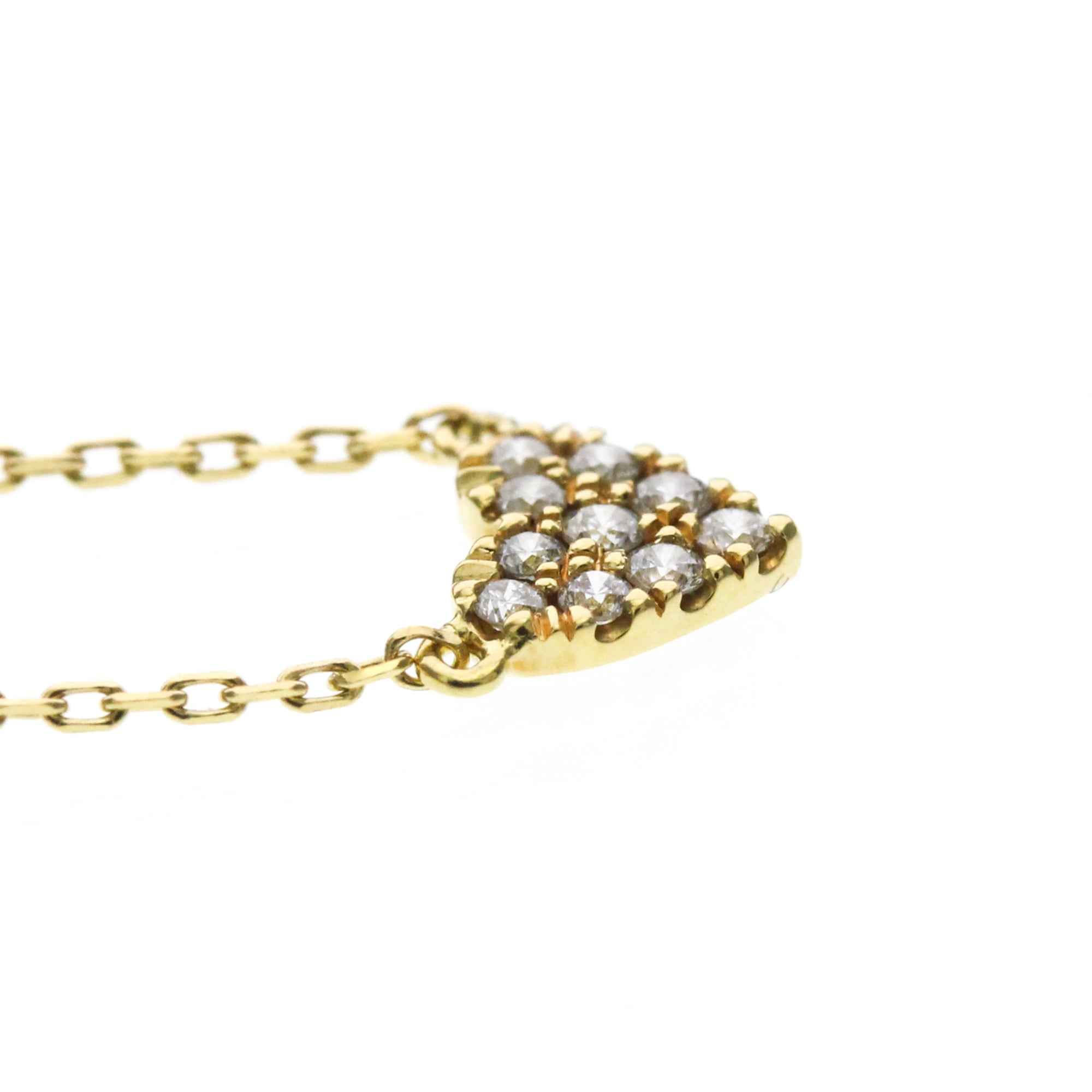 AHKAH Heart Pavé · 18K Yellow Gold · Diamond