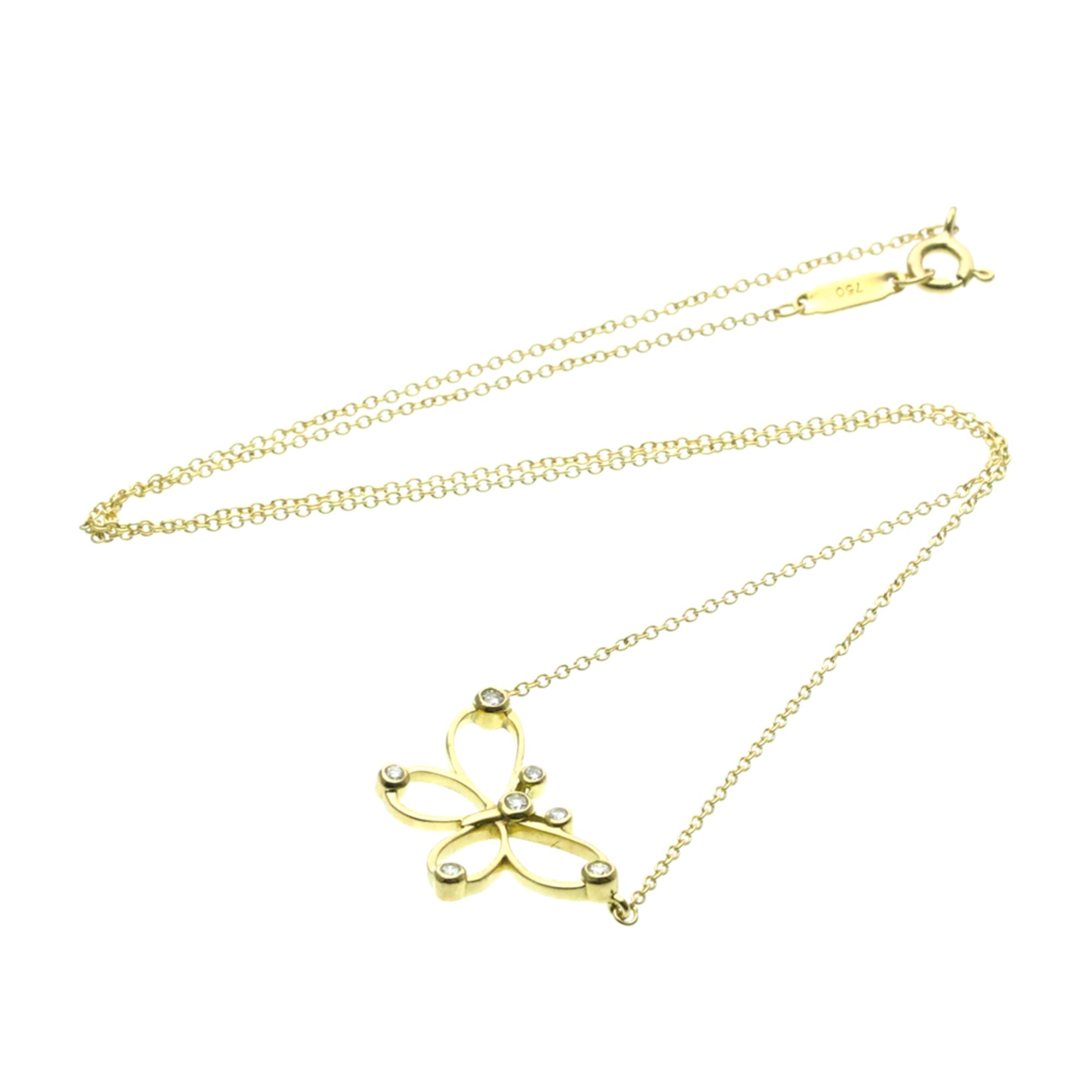 Tiffany Butterfly · Diamond · 18K Yellow Gold