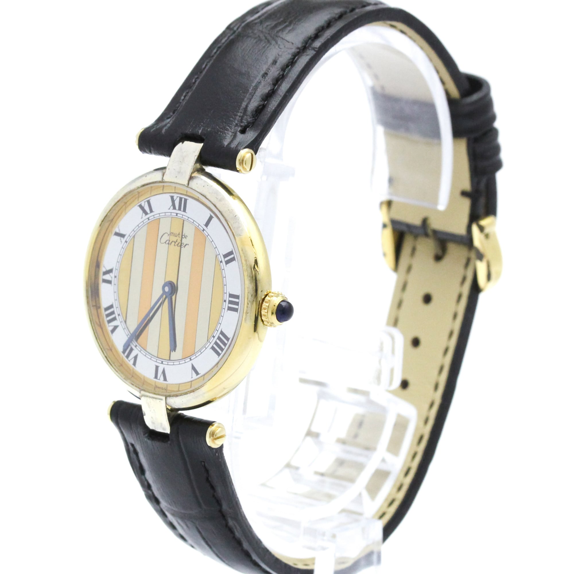 Cartier Must Vendome · Gold Plated · Quartz