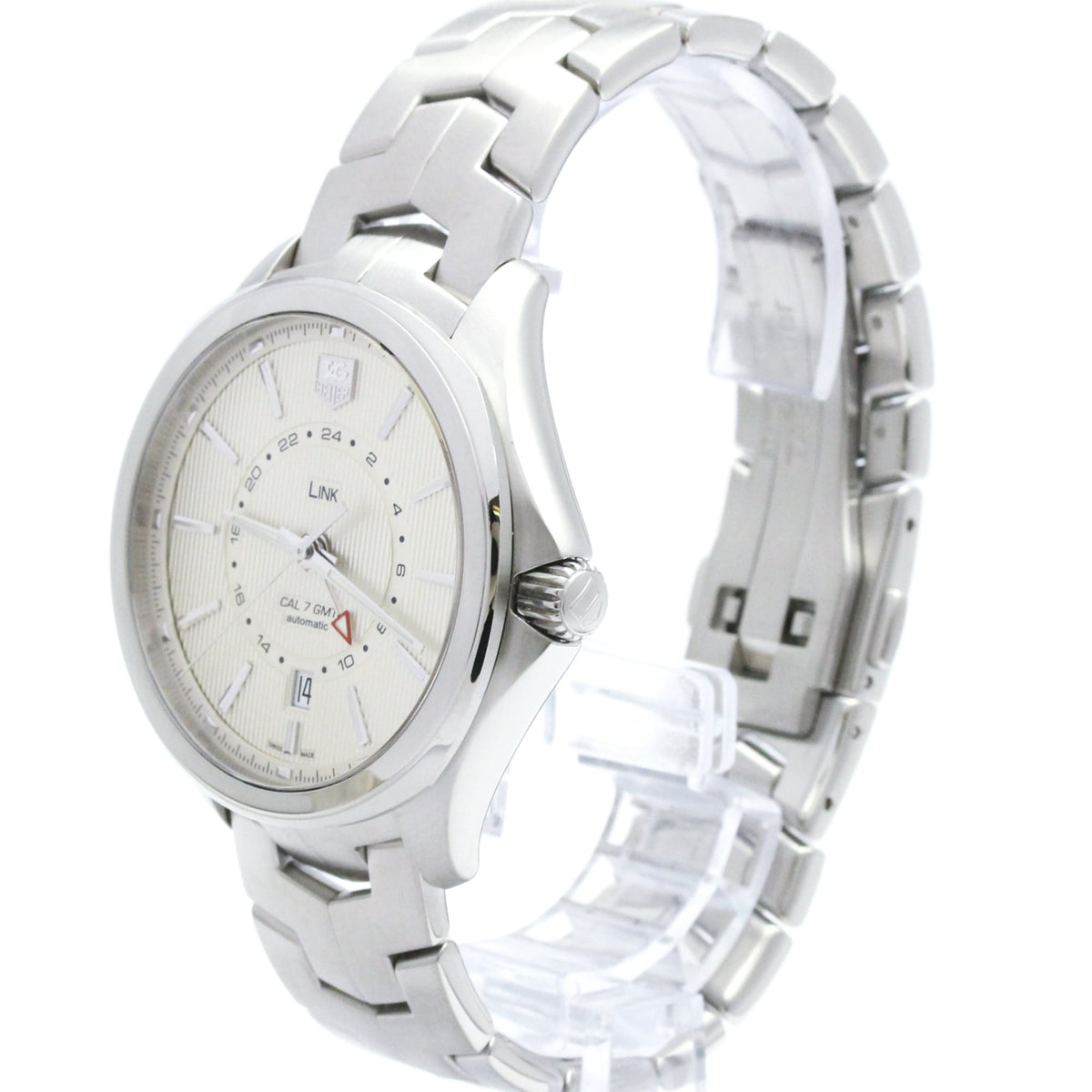 Tag Heuer Link Calibre 7 · GMT · Steel