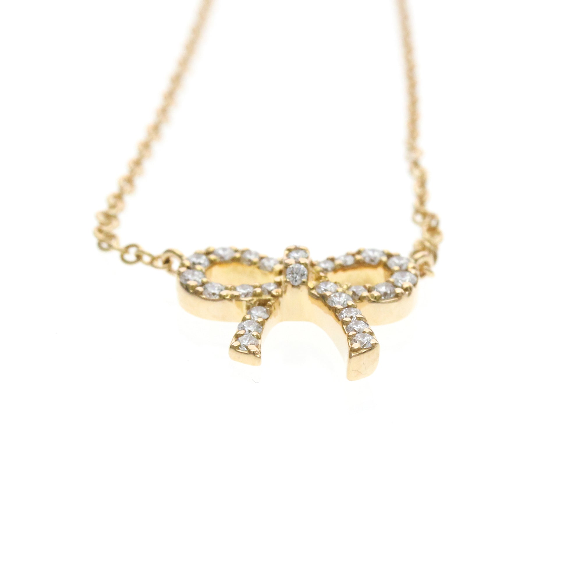 Tiffany Metro Bow · Rose Gold · Diamond