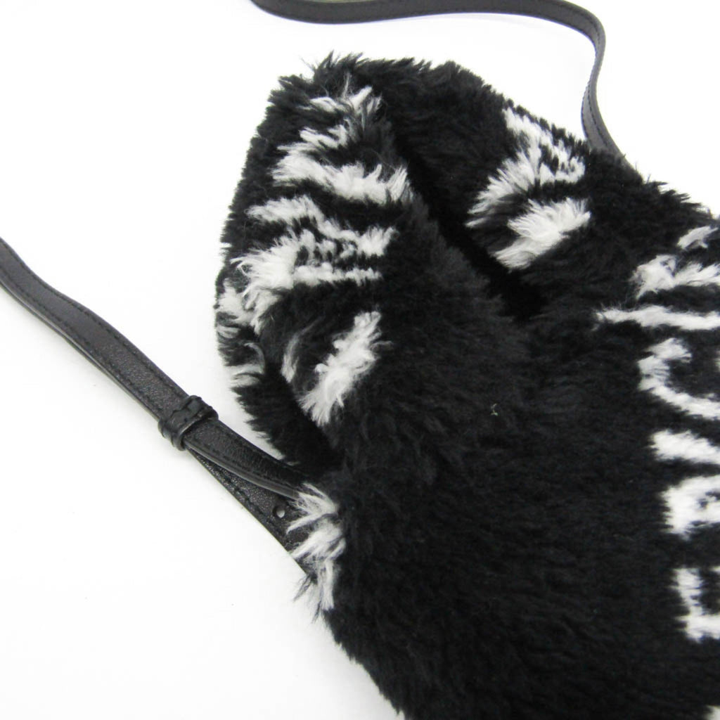 Balenciaga Everyday Phone Holder · Faux Fur