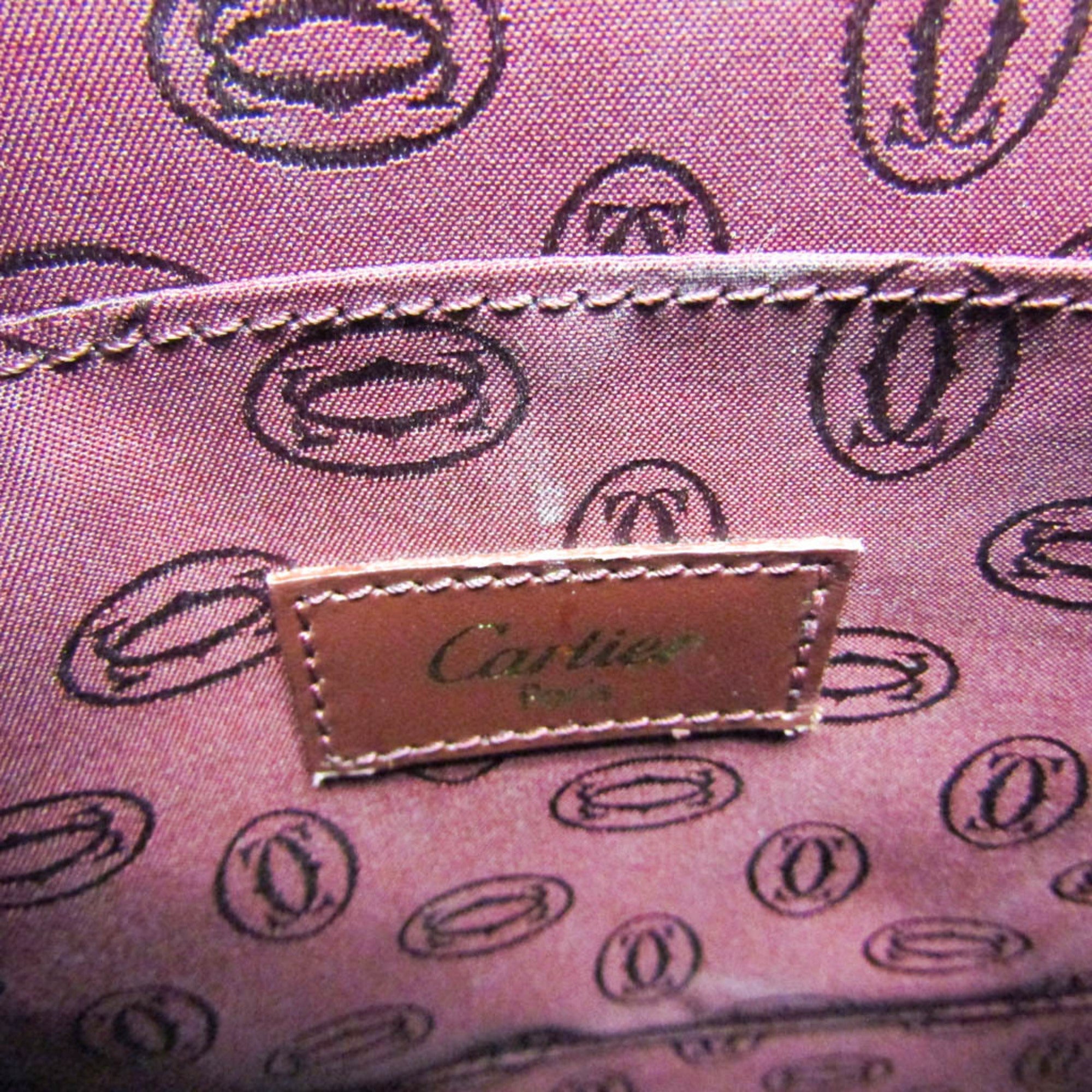 Cartier Must · Leather Shoulder Bag · Bordeaux