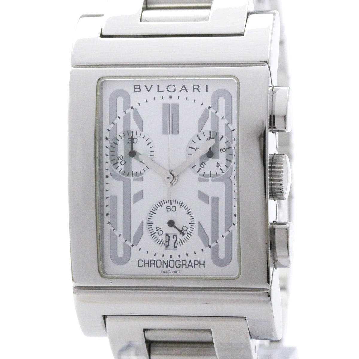 Bvlgari Rettangolo · Steel · Chronograph