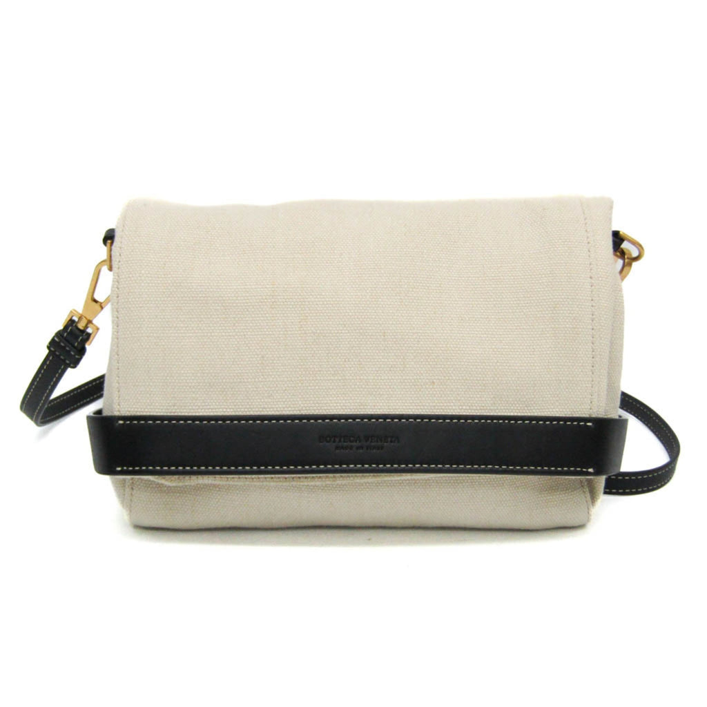 Bottega Veneta · Canvas Leather Crossbody