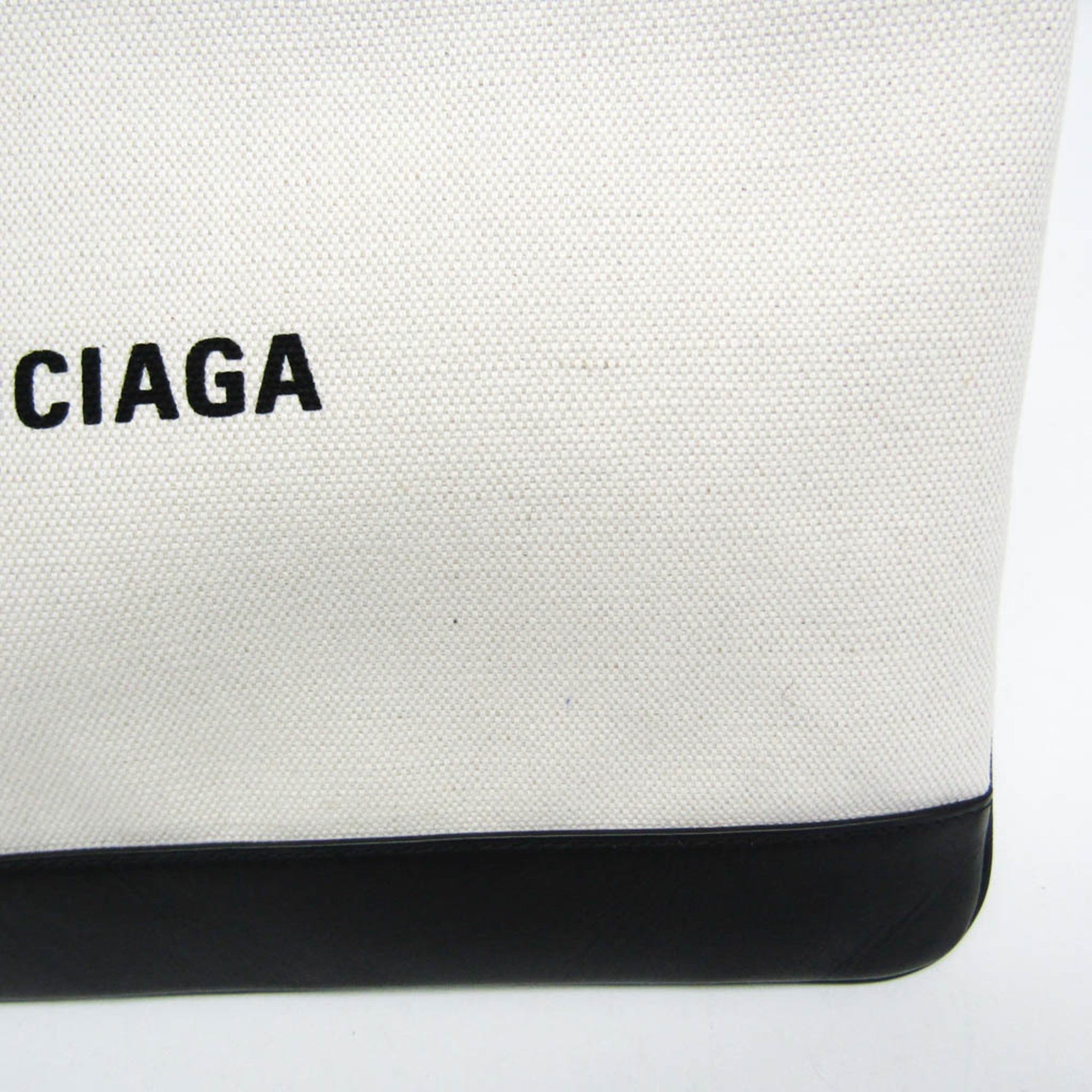 Balenciaga Navy Clip · Canvas Clutch
