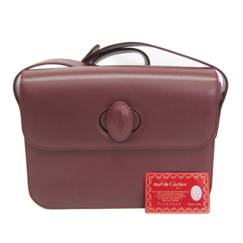 Cartier Must · Leather · Bordeaux