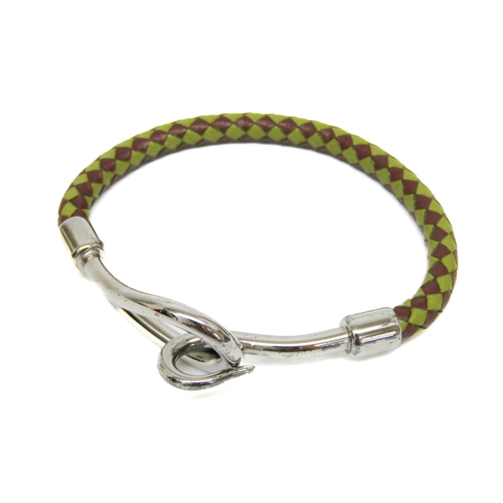 Hermès Jumbo · Braided Leather Bangle