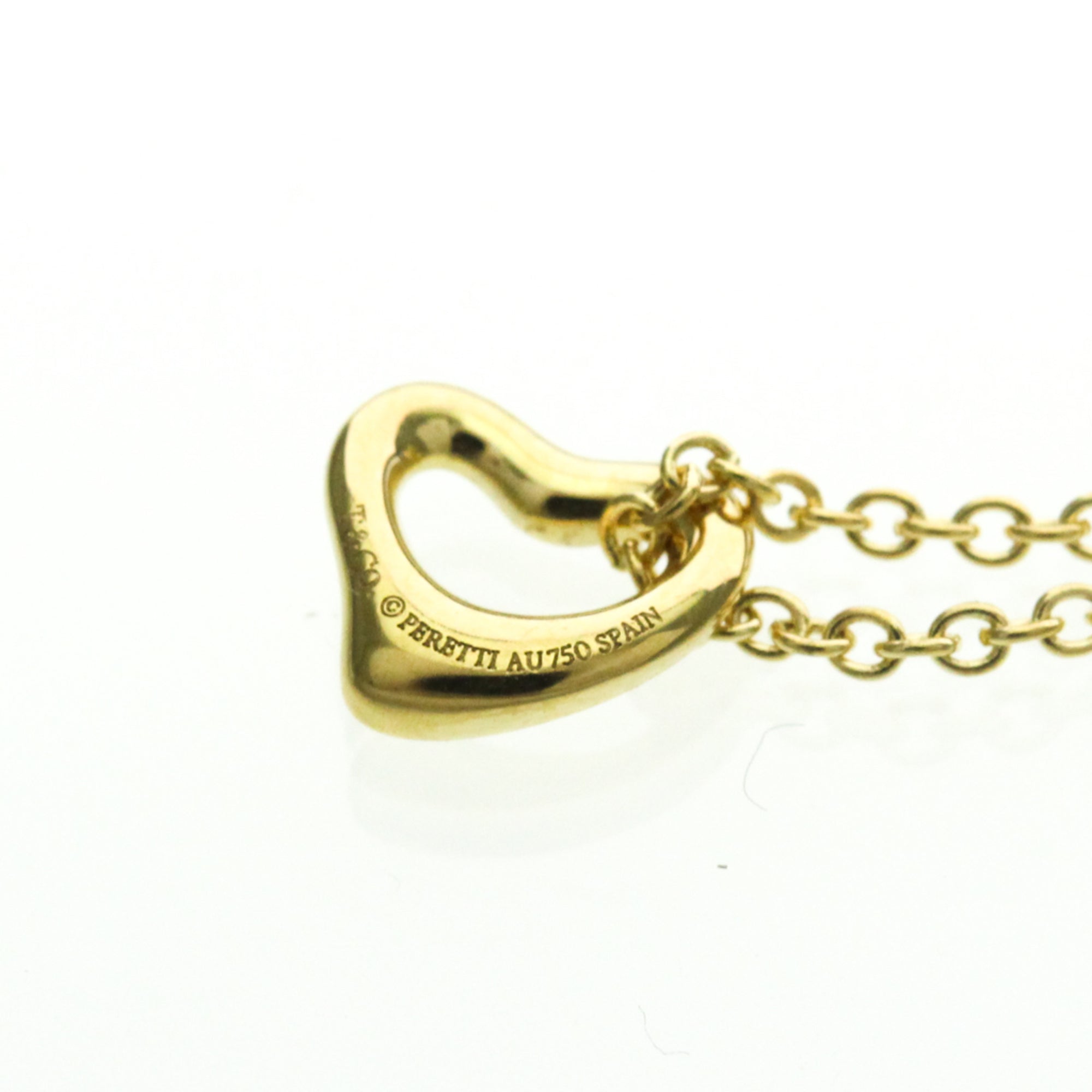 Tiffany Open Heart · 18K Yellow Gold
