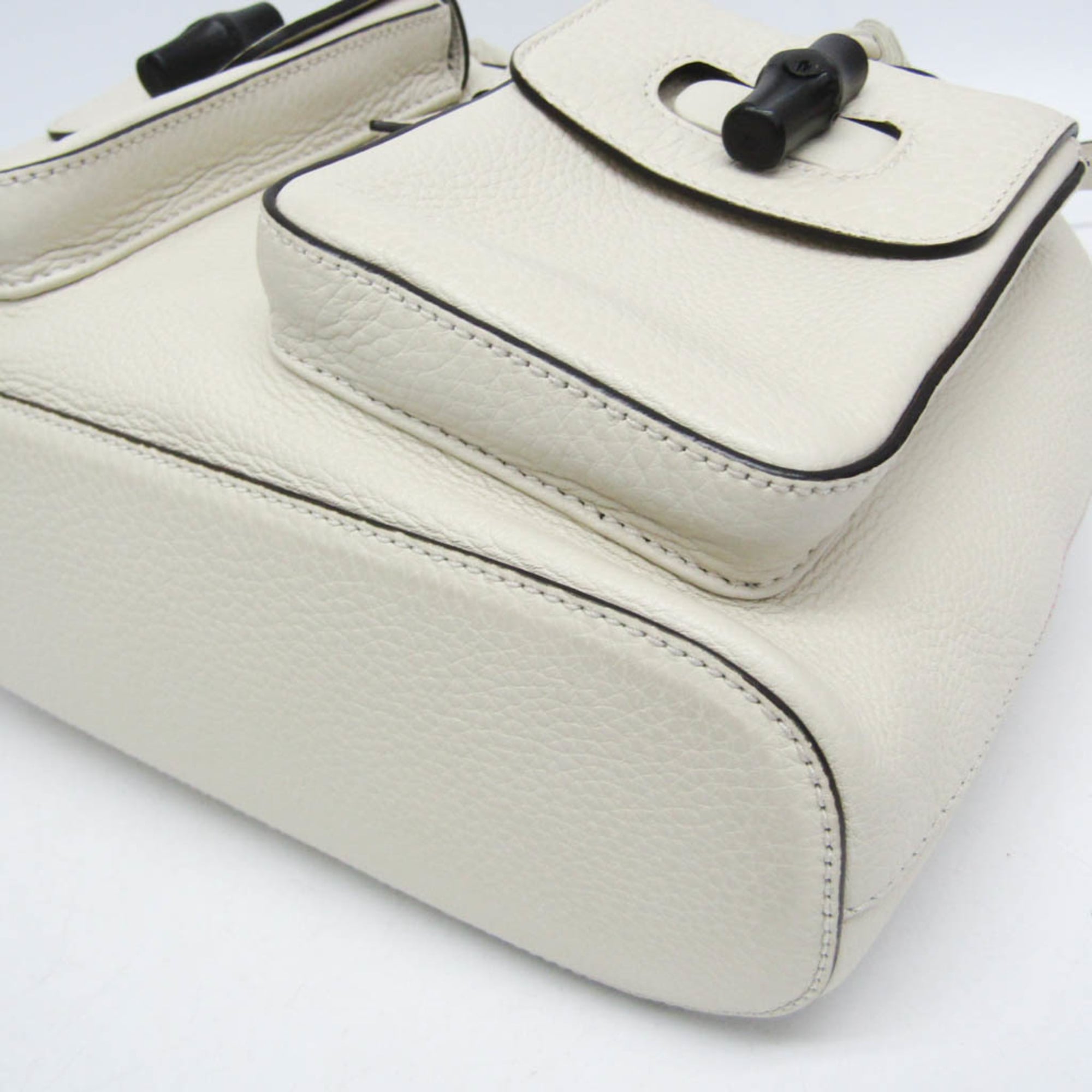 Gucci Bamboo · Leather Backpack