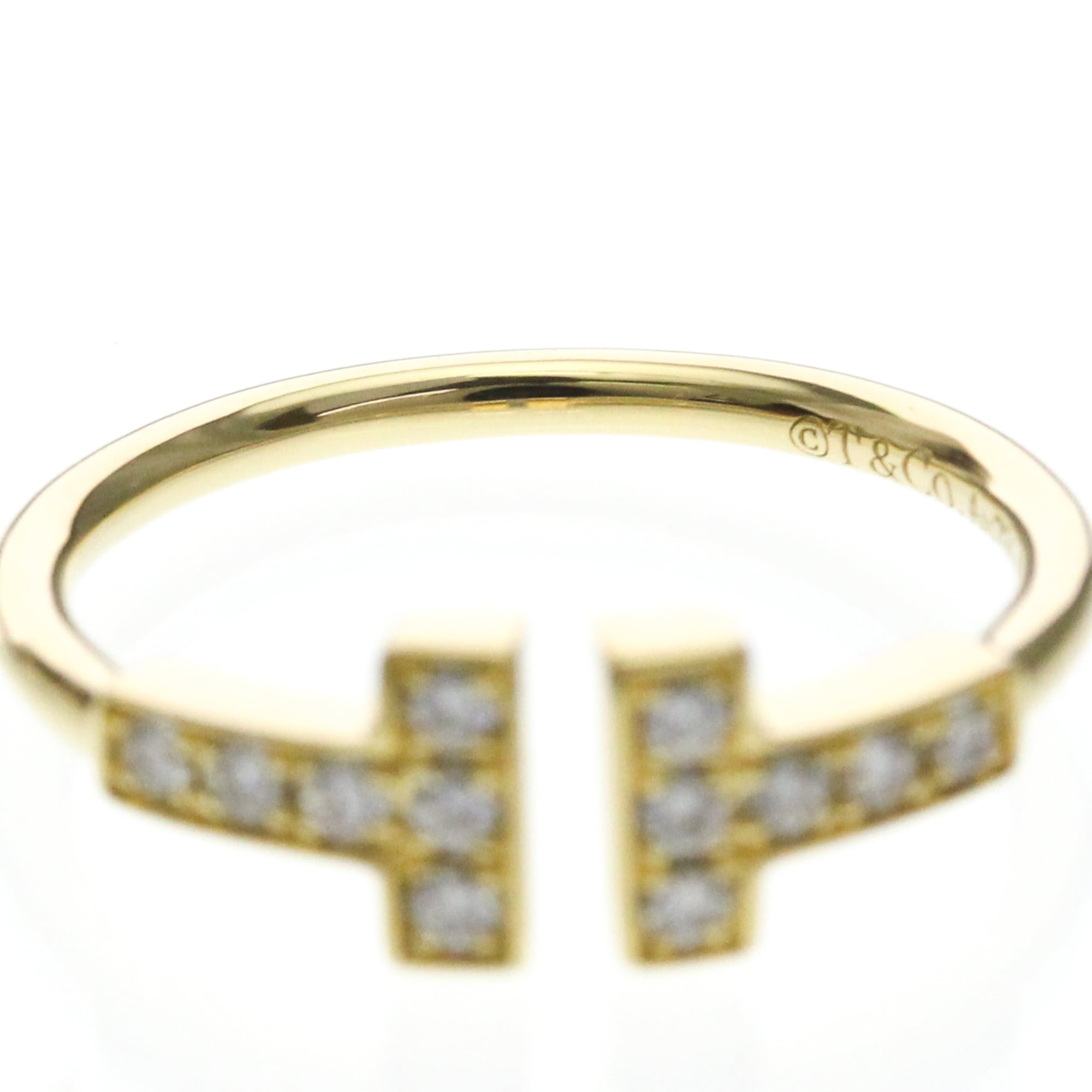 Tiffany T Wire · 18K Yellow Gold · Diamond