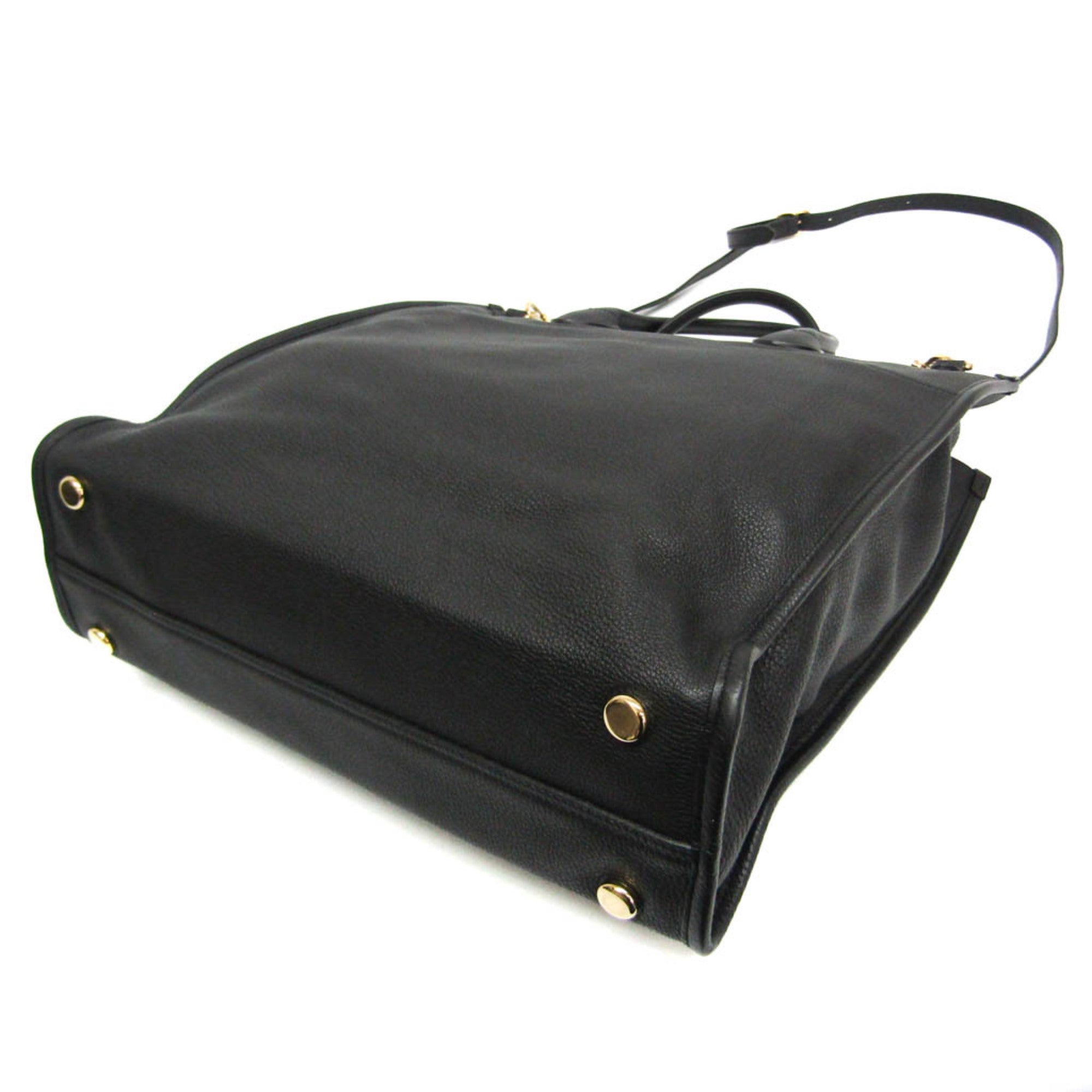 Gucci Logo Medium Tote · Leather