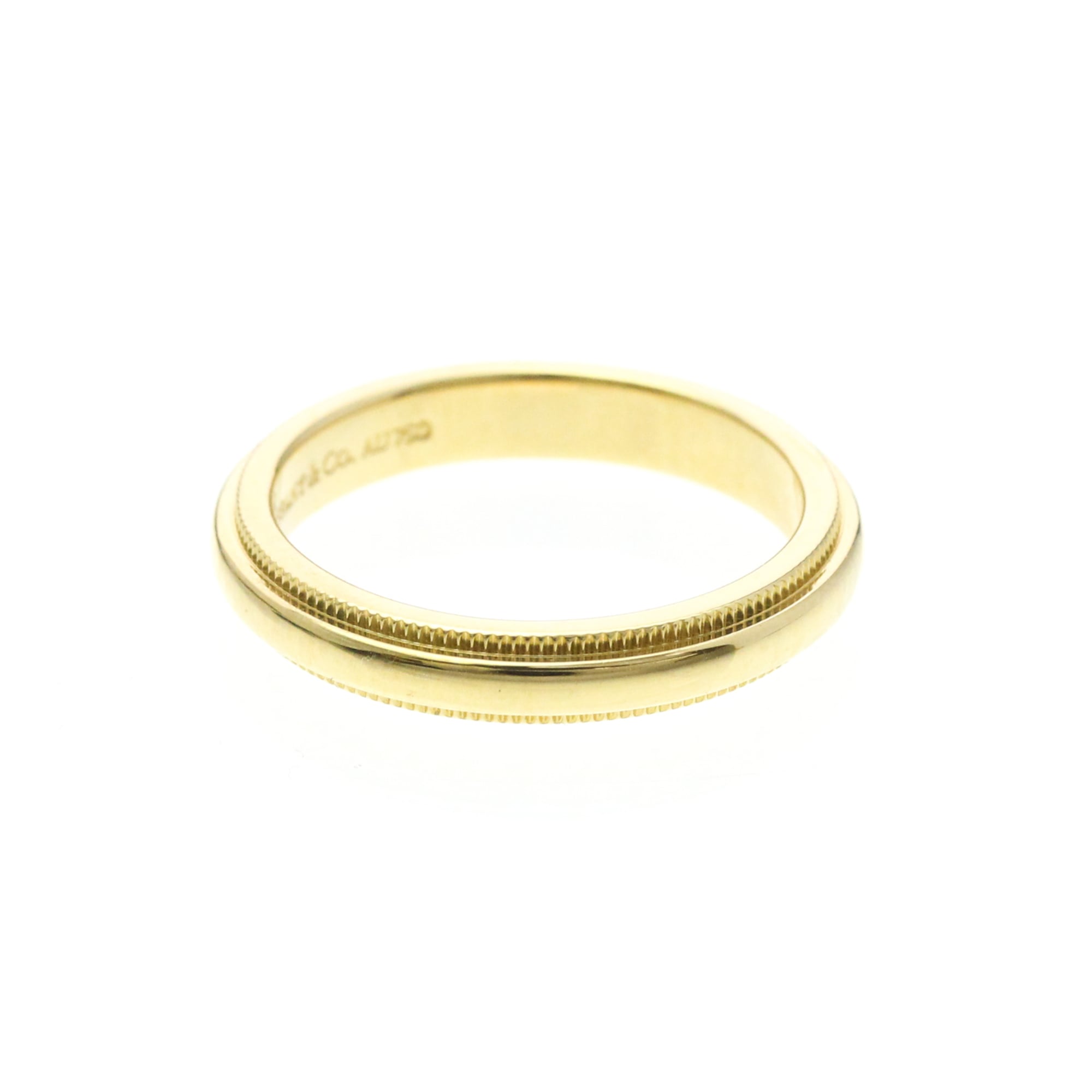 Tiffany Milgrain · 18K Yellow Gold