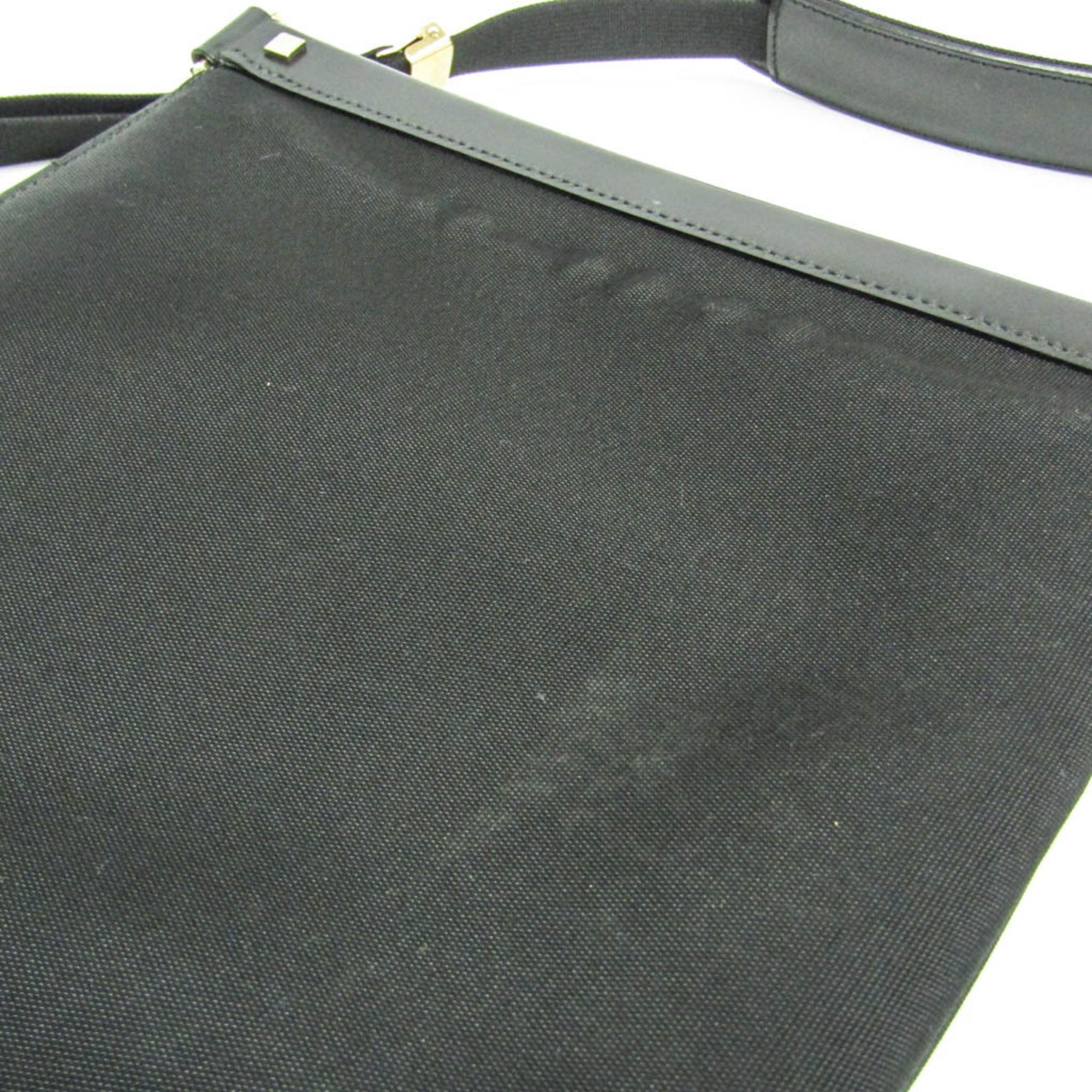 Gucci Nylon & Leather Shoulder Bag