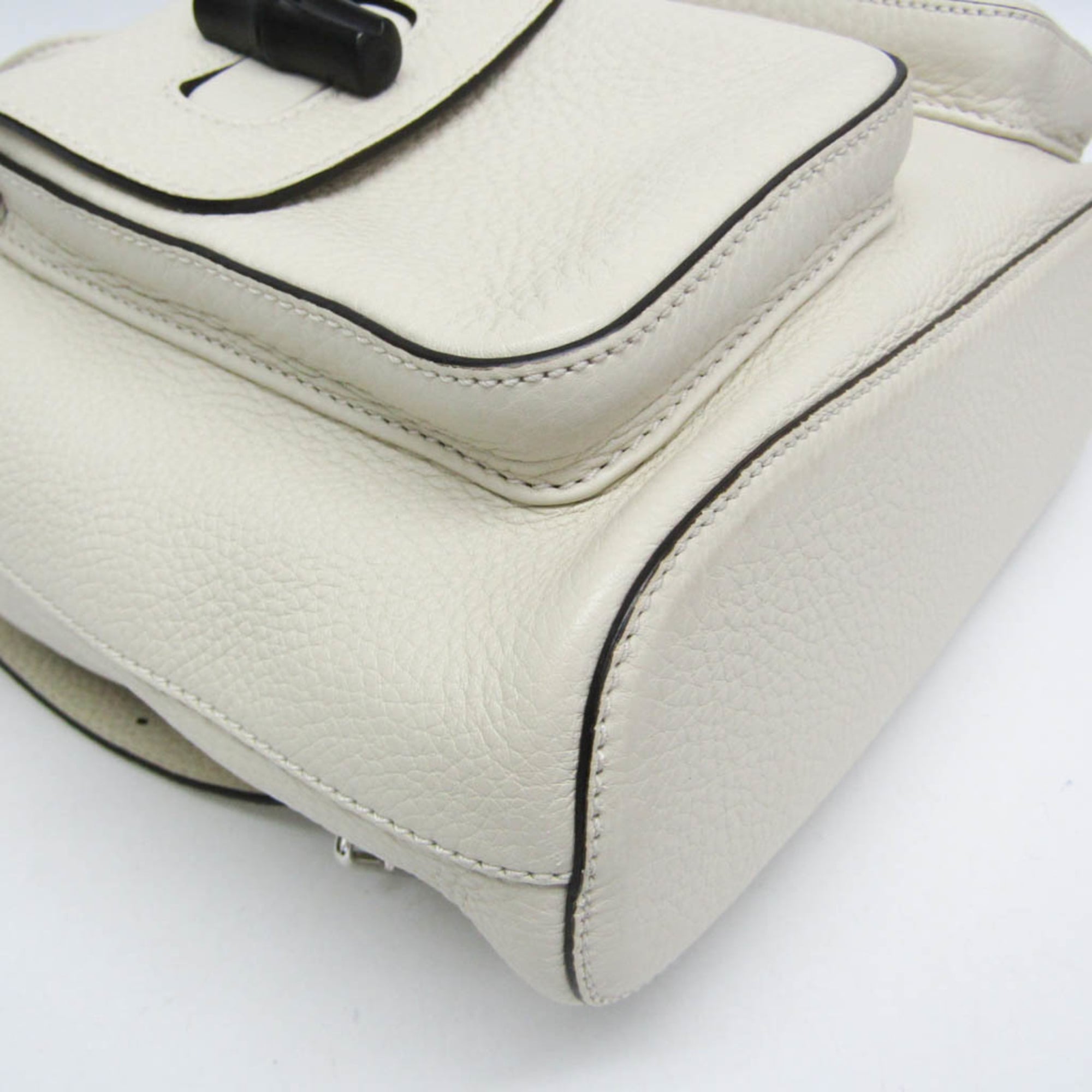 Gucci Bamboo · Leather Backpack