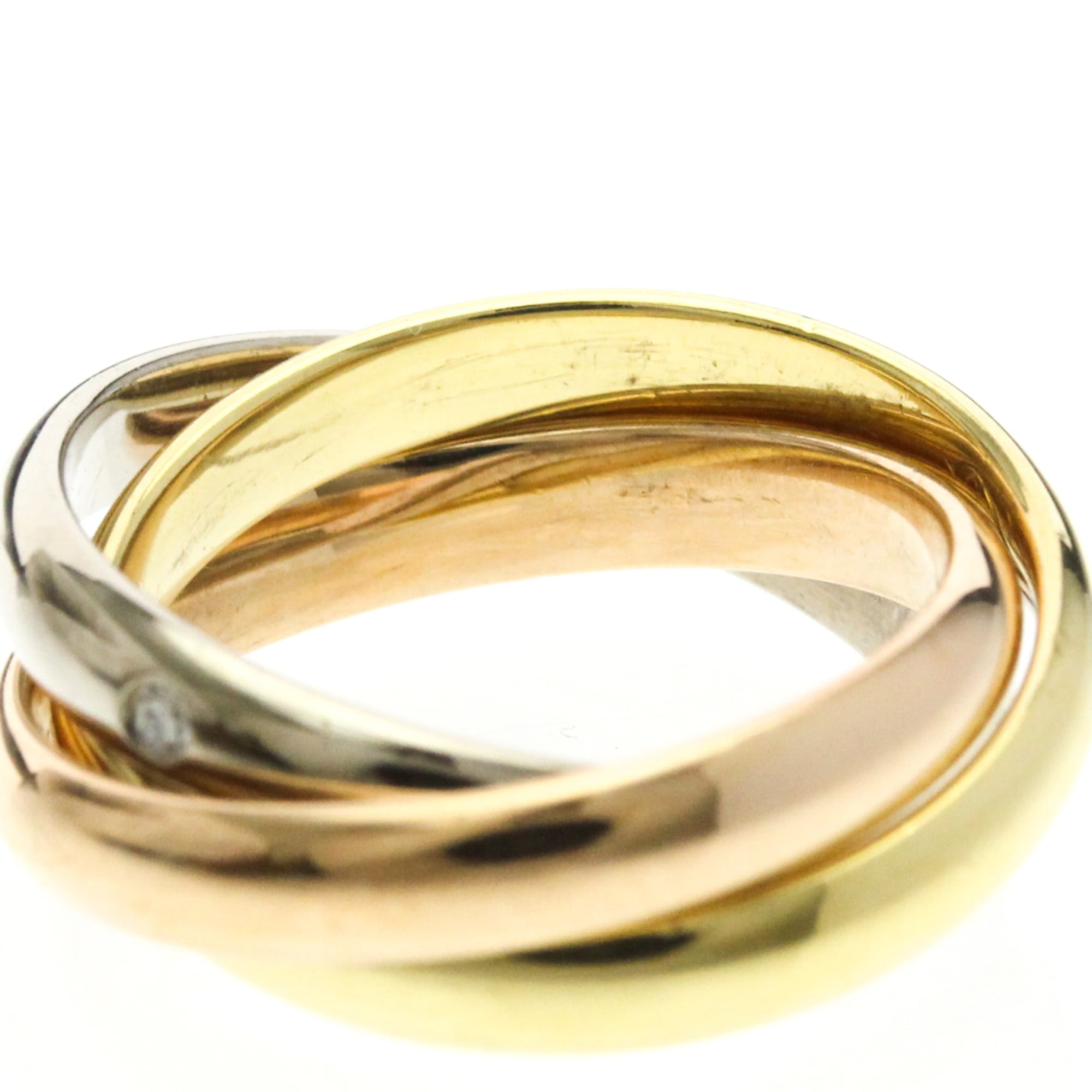 Cartier Trinity · Tri-Gold · Diamond