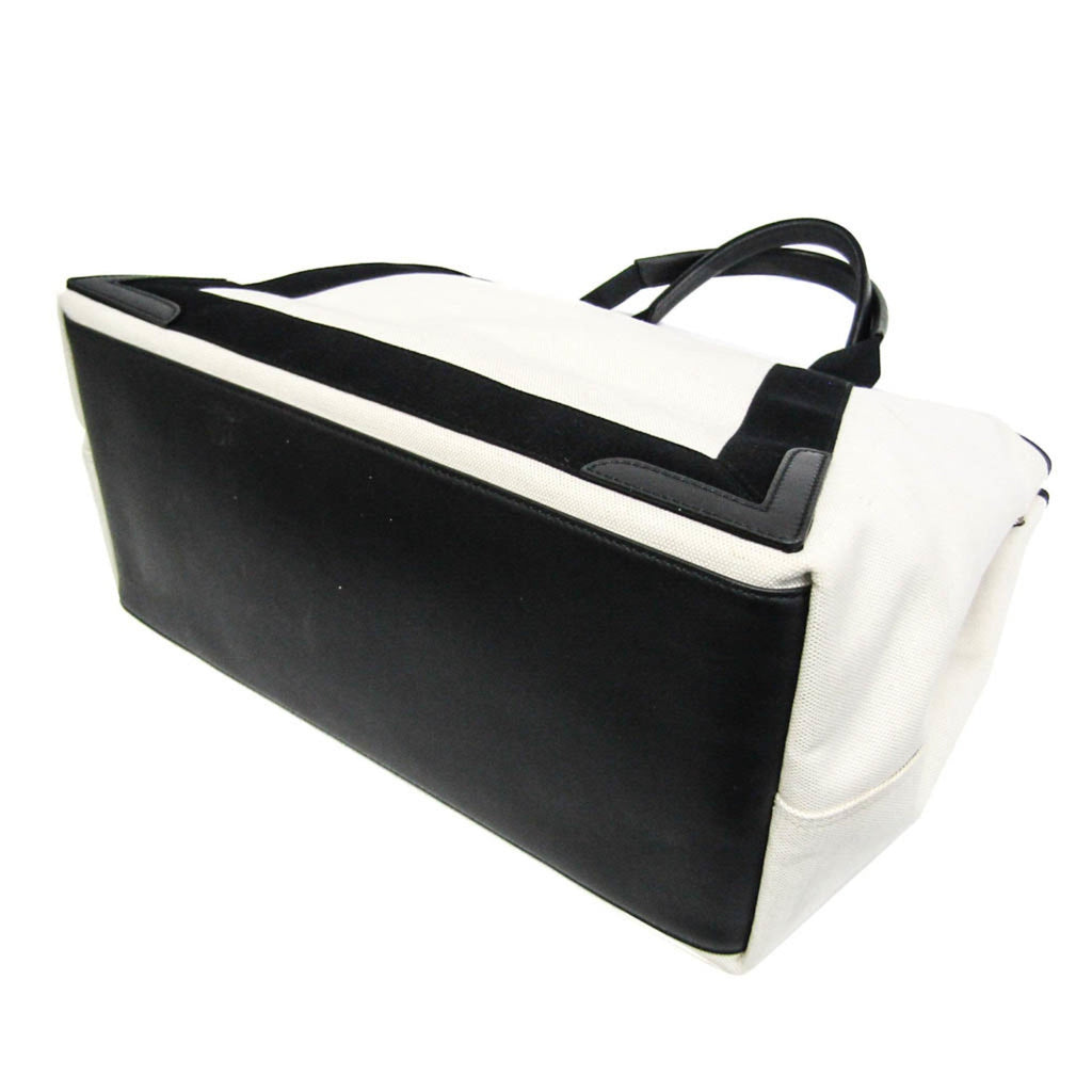 Balenciaga Navy Cabas · Canvas & Leather