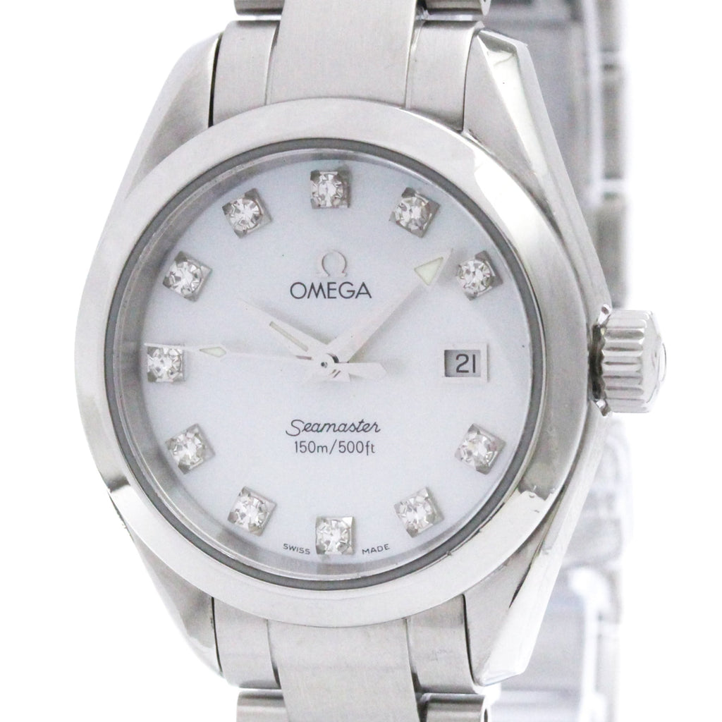 Omega Seamaster Aqua Terra · Diamond MOP · Steel