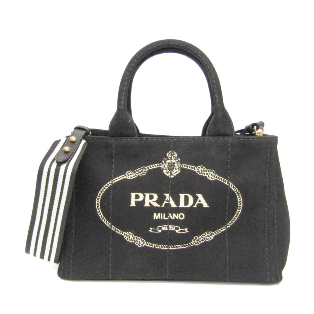 Prada Canapa · Denim Shoulder Bag