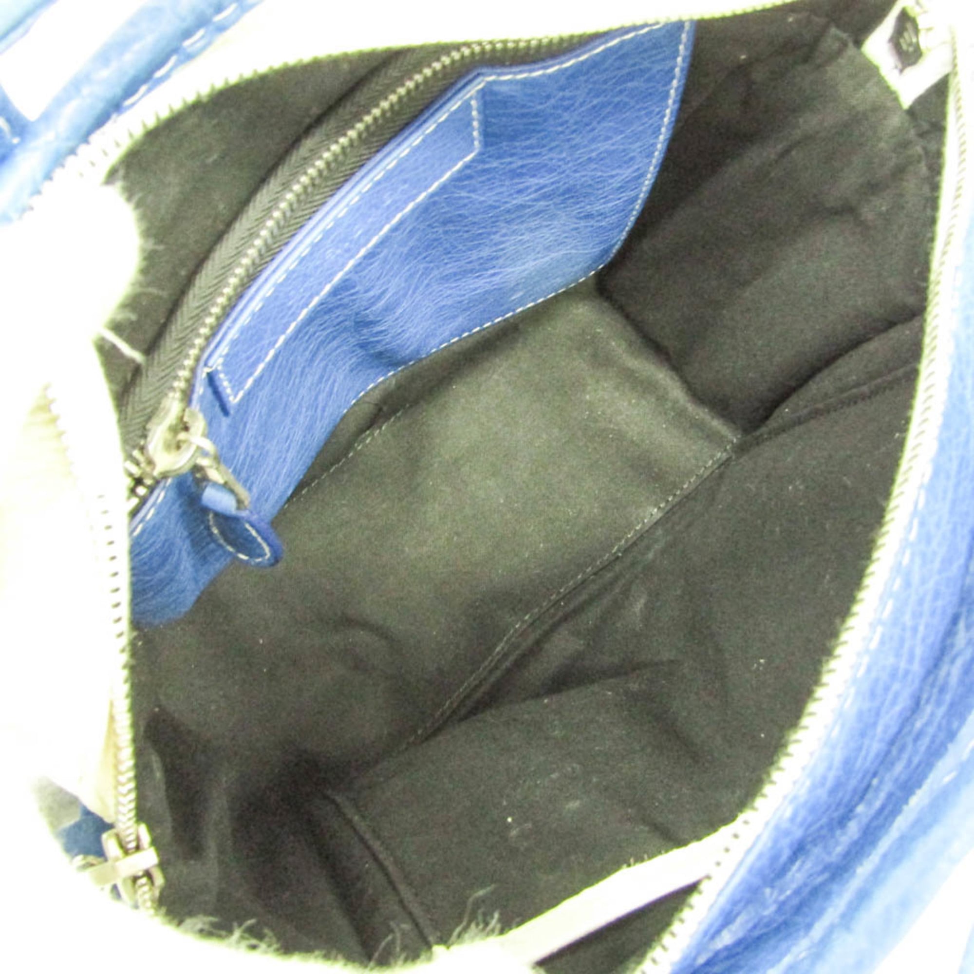 Balenciaga Bazar Shopper XS · Striped Leather