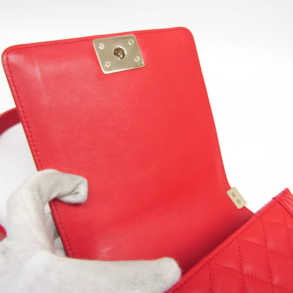 Chanel Boy · Lamb Leather
