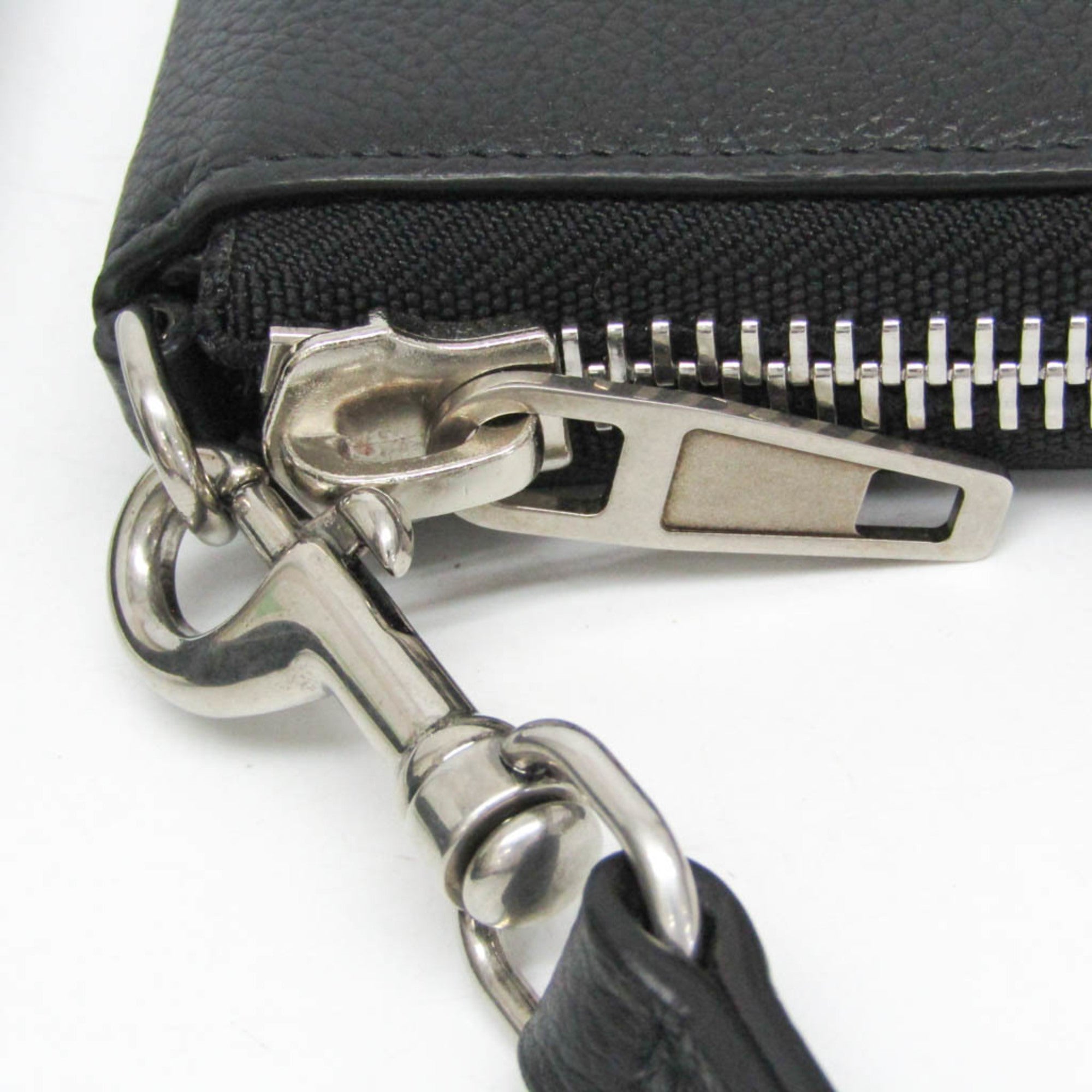Balenciaga Leash Clutch · Leather