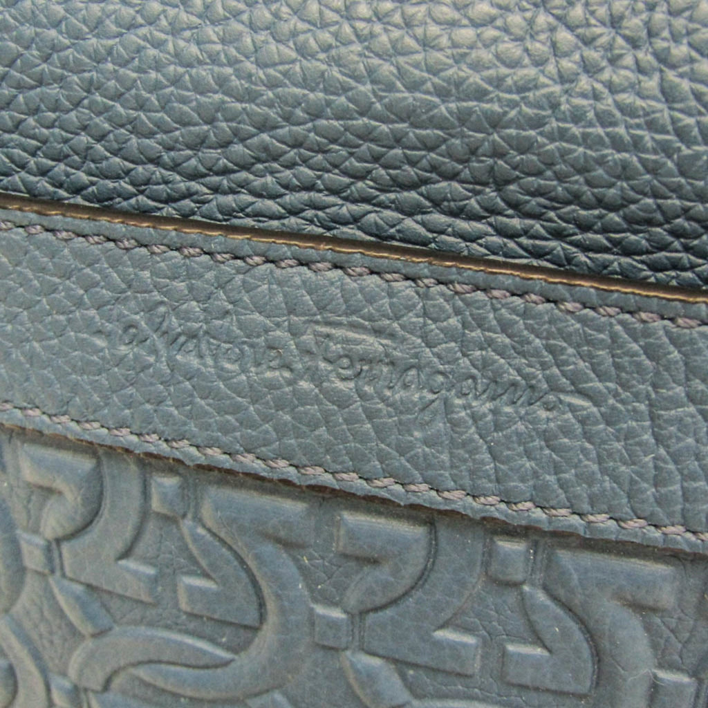 Salvatore Ferragamo Gancini · Leather Clutch