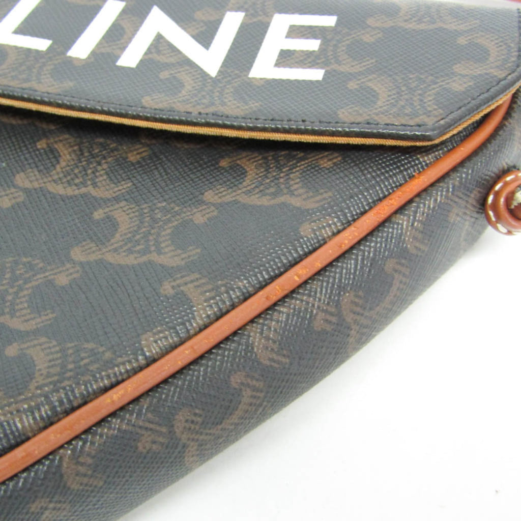 Celine Triomphe Triangle · Coated Canvas