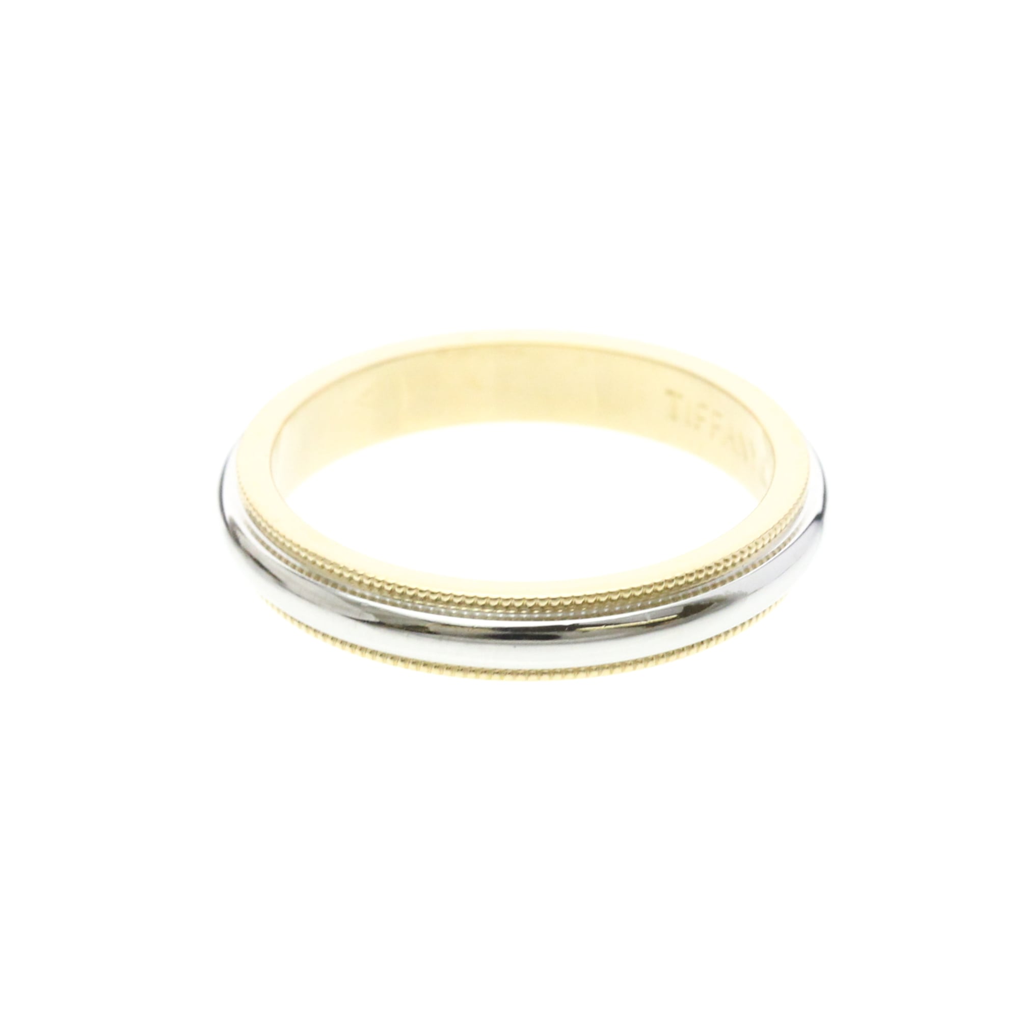 Tiffany Milgrain · Platinum & 18K Gold