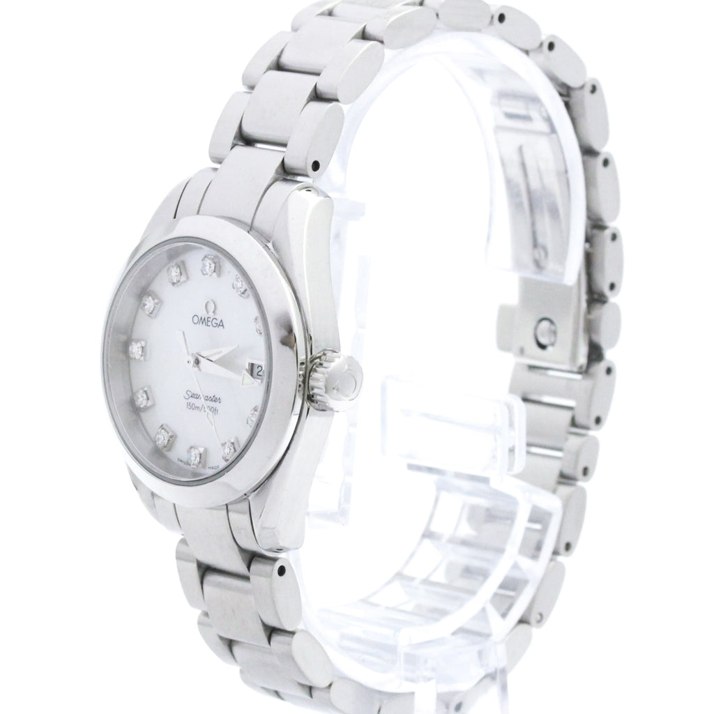 Omega Seamaster Aqua Terra · Diamond MOP · Steel