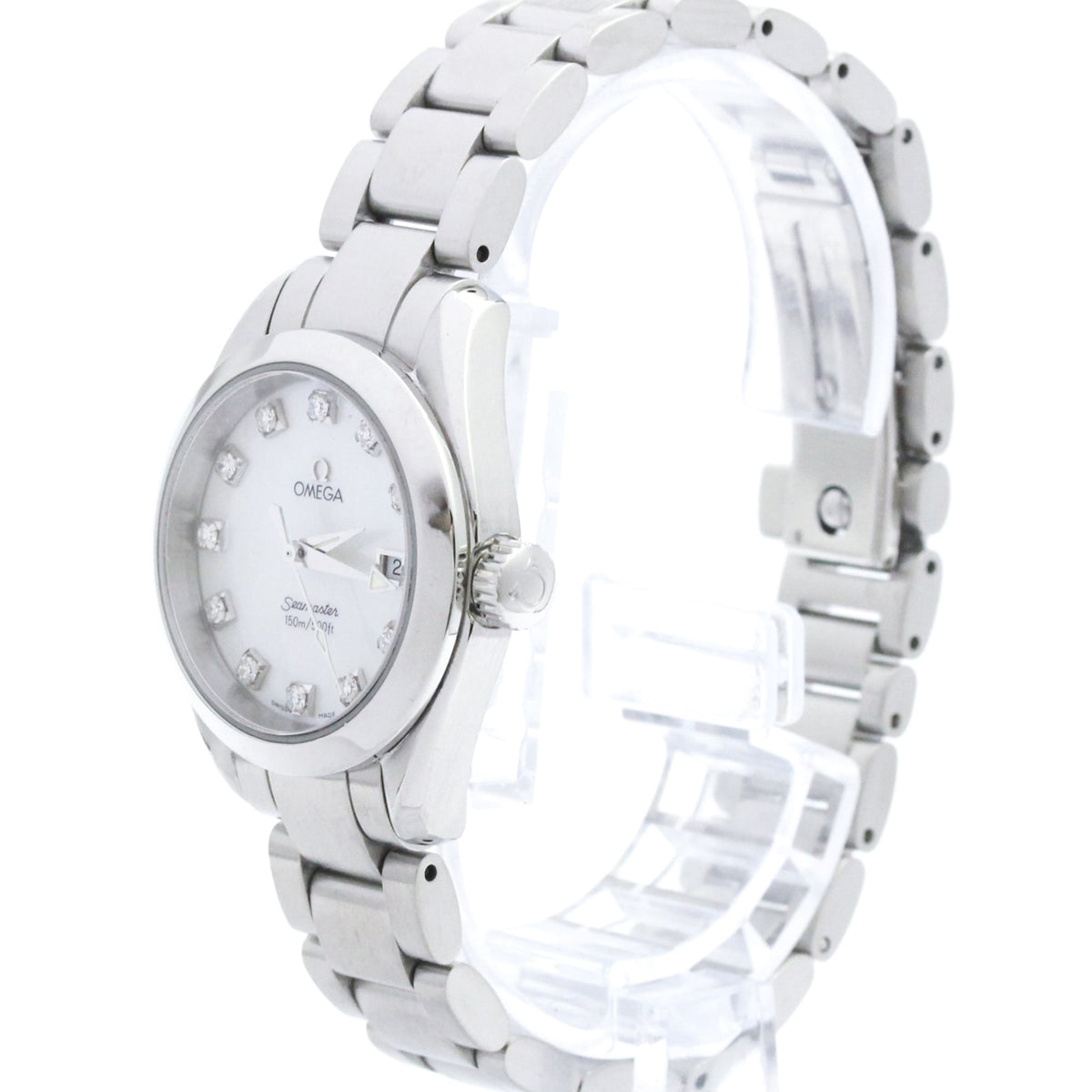 Omega Seamaster Aqua Terra · Diamond MOP · Steel
